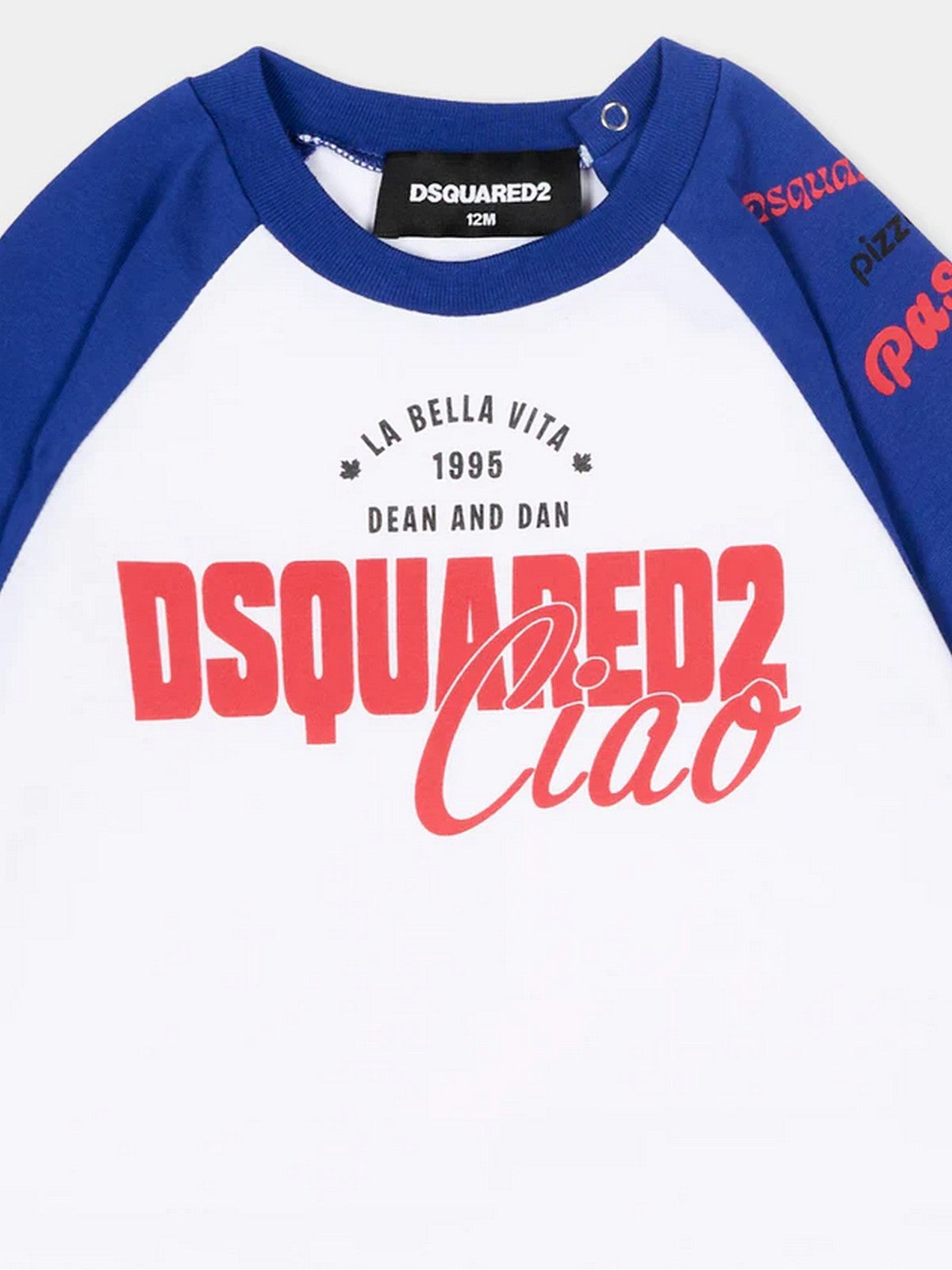 DSQUARED2 KIDS T-shirt Unisex bambino DQ3375 D00XM DQ879 TRUE BLUE