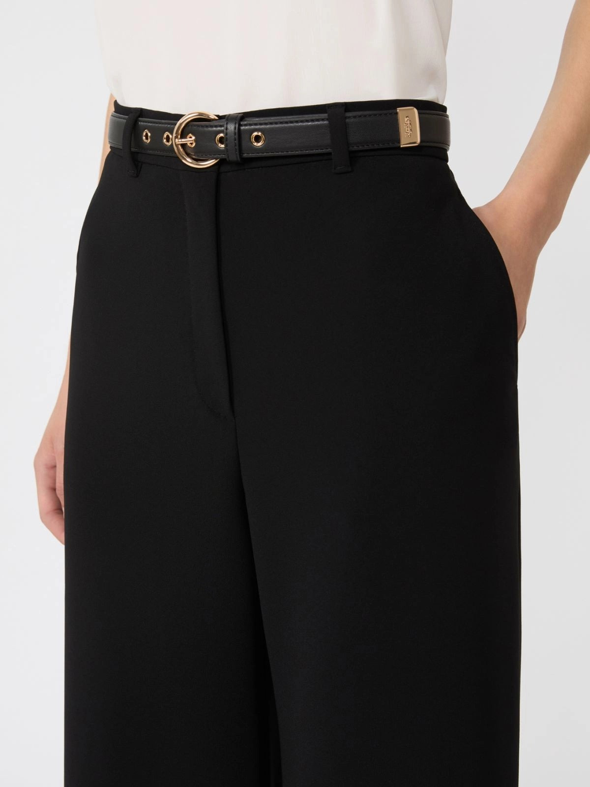 MAX MARA STUDIO Pantalone Donna MSTAMICO 2616131025600 001 Nero gioboutiqueweb