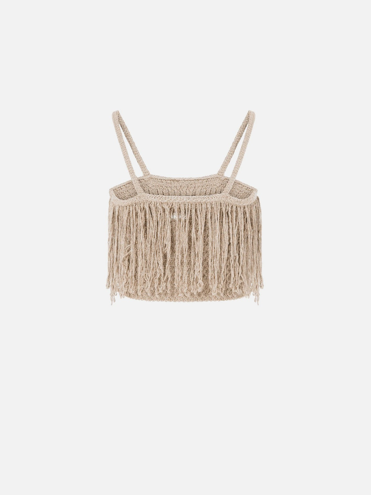 PINKO Top Donna PAEONIA TOP OPENWORK LUREX FRA 106961-A3CI I05 GRIGIO MATTINA gioboutiqueweb