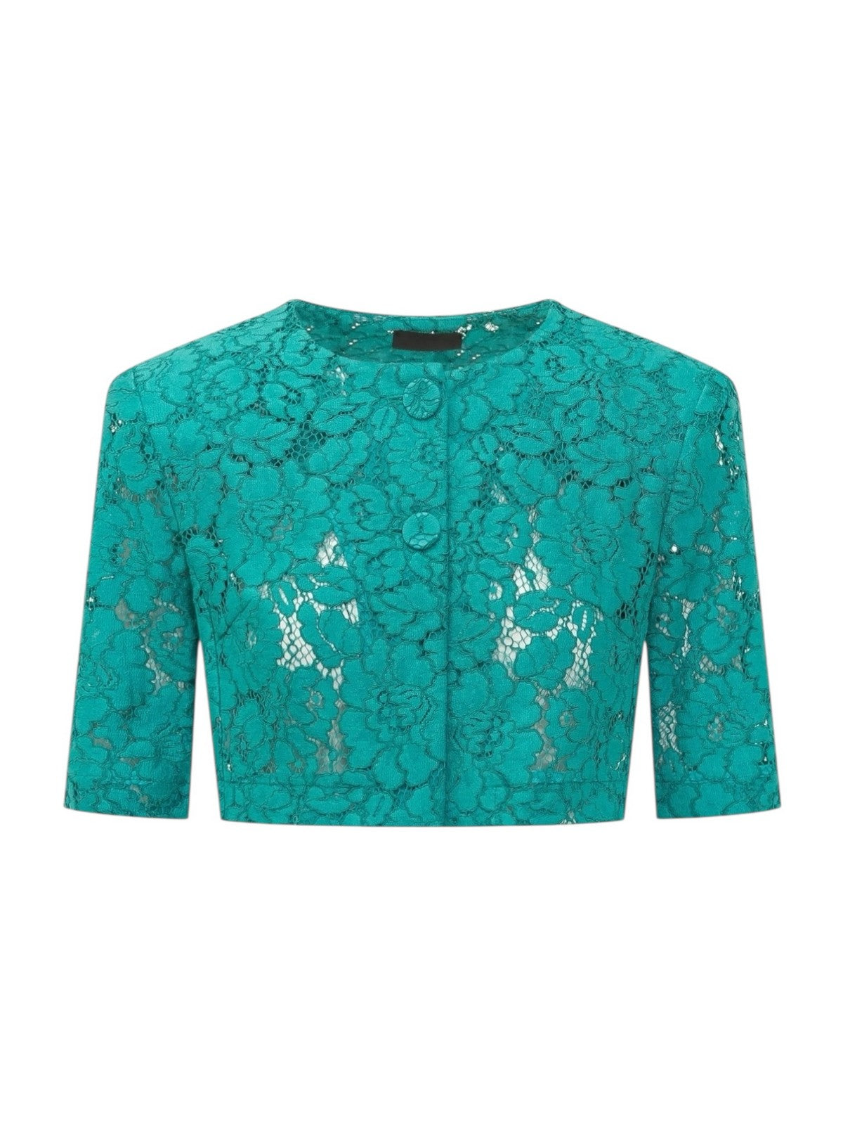 PINKO Giacca Donna PLATANO SPENCER PIZZO REBRODE 106552-A330 V76 VERDE MATTONELLA gioboutiqueweb