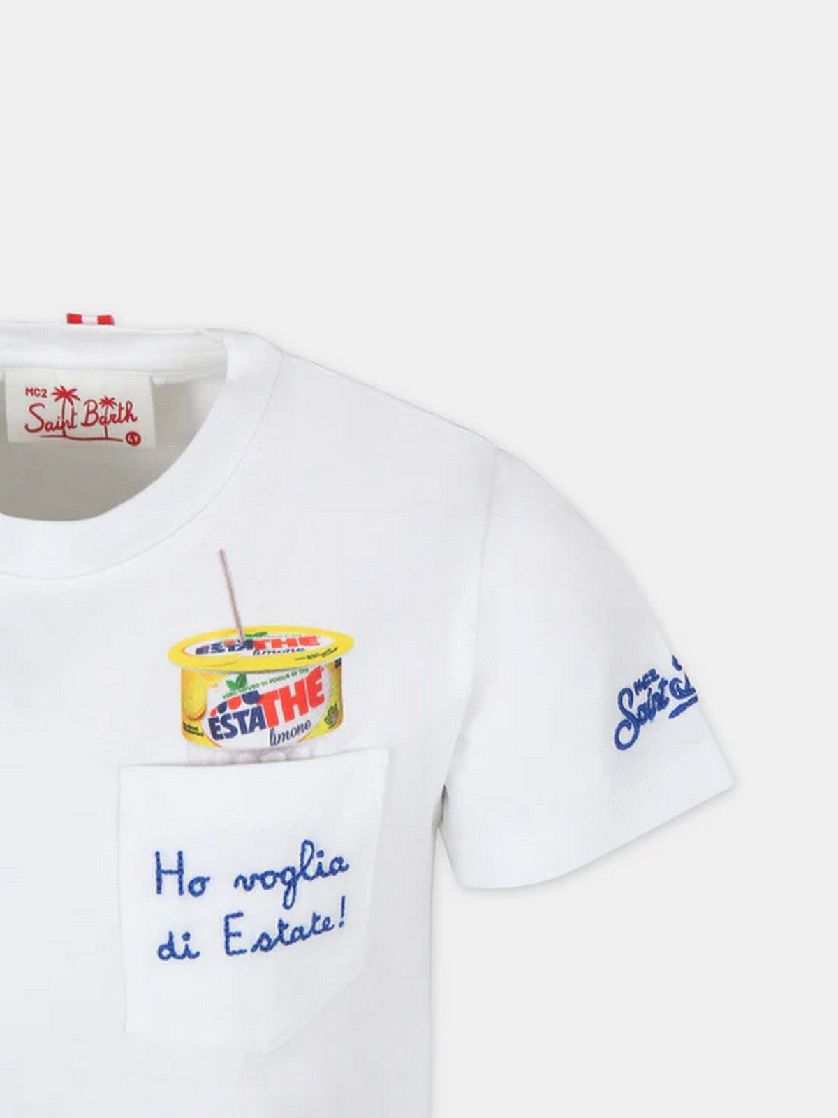 MC2 SAINT BARTH T-Shirt e Polo Bambini e ragazzi EDDY 02688F Bianco gioboutiqueweb