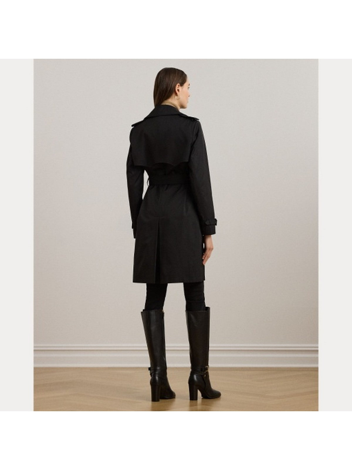 LAUREN RALPH LAUREN Trench Donna DB BLT RN38 297967122 001 BLACK gioboutiqueweb