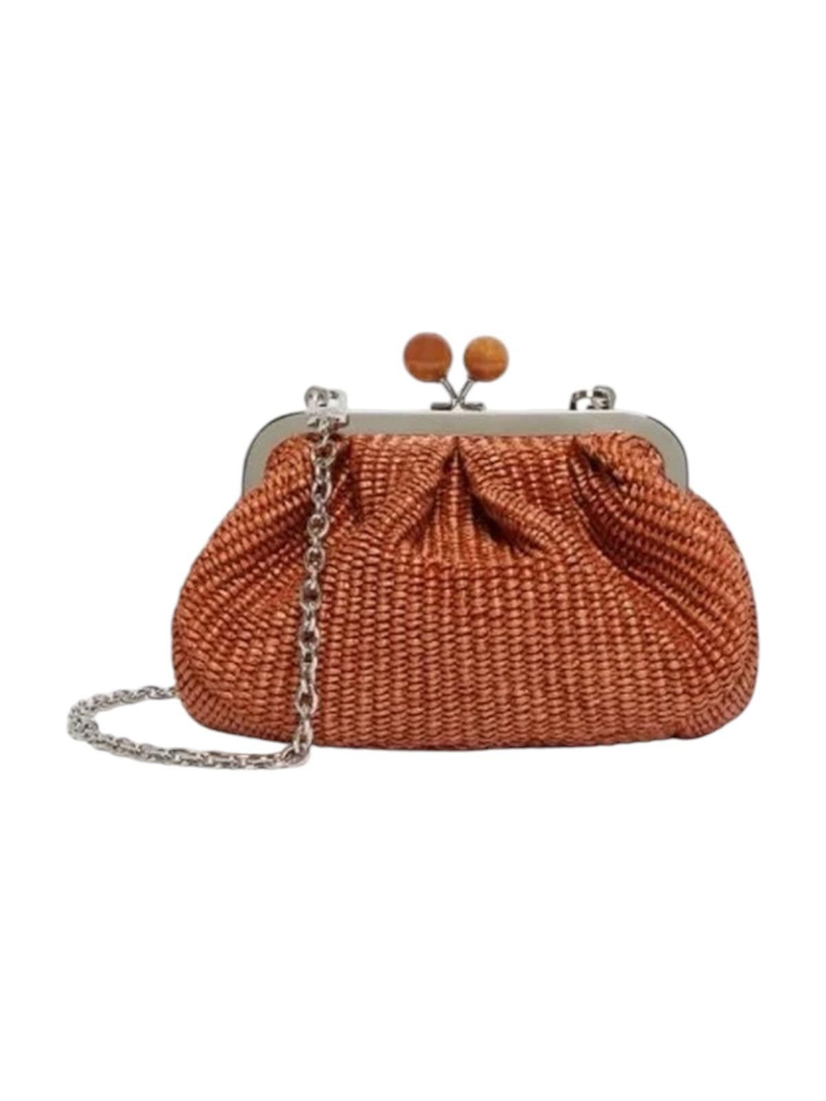 MAX MARA WEEKEND Borsa Donna WKAPALMAS 2615511115600 052 MANDARINO gioboutiqueweb
