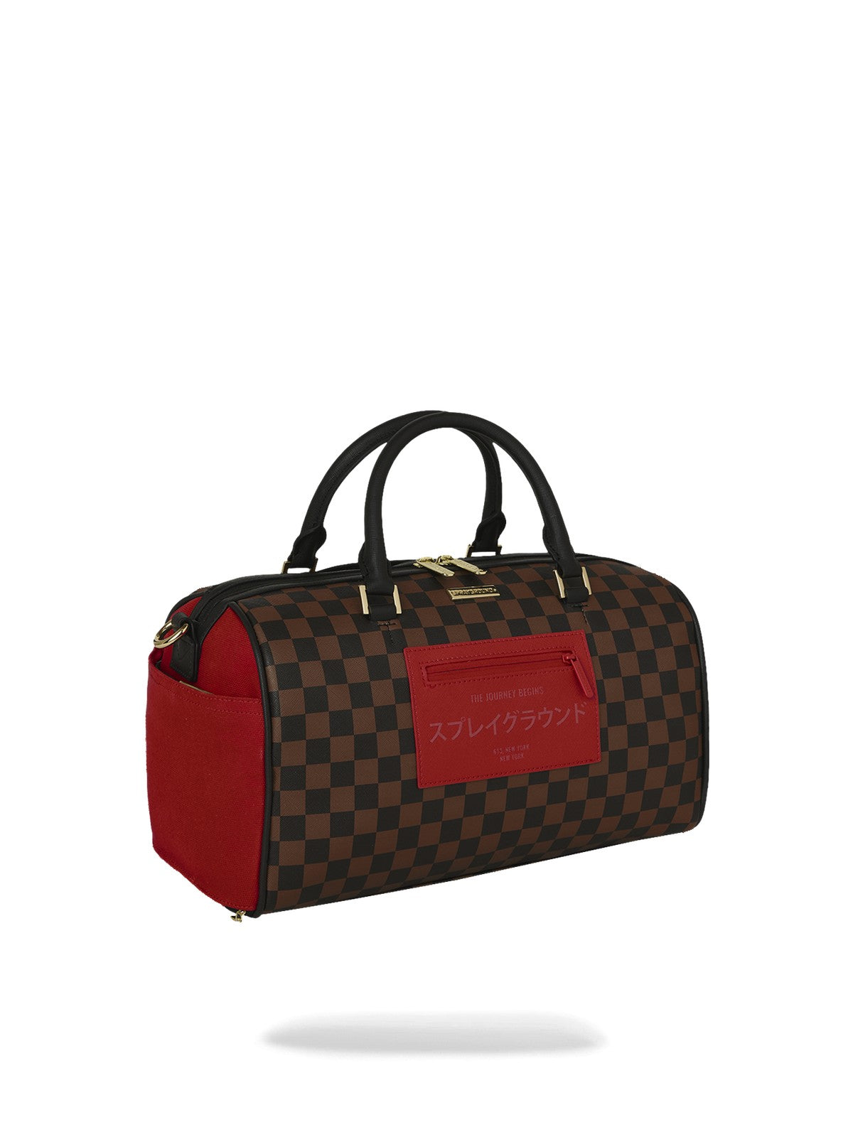 SPRAYGROUND Borsa Unisex adulto RED REDEMPTION MINI DUFFLE 910D8898NSZ Marrone gioboutiqueweb