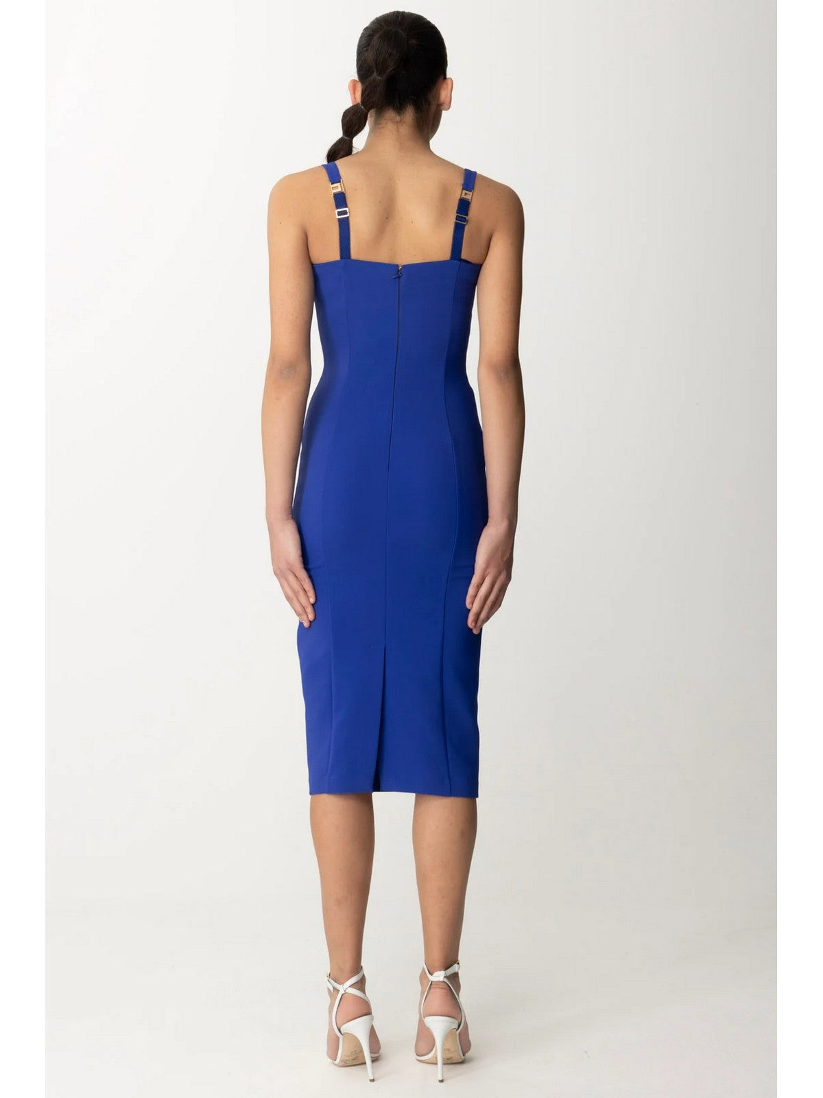 ELISABETTA FRANCHI Abito Donna AB65542E2 828 Blu gioboutiqueweb