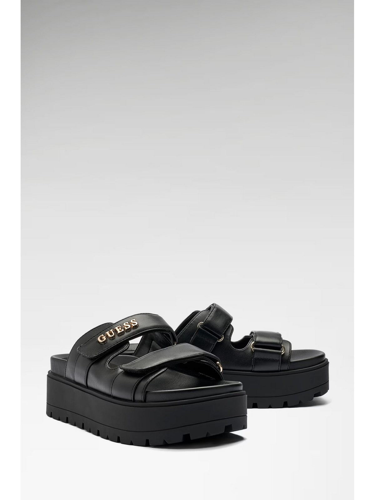 GUESS Sandalo Donna FAXON FLJFAX ELE03 BLACK BLACK gioboutiqueweb
