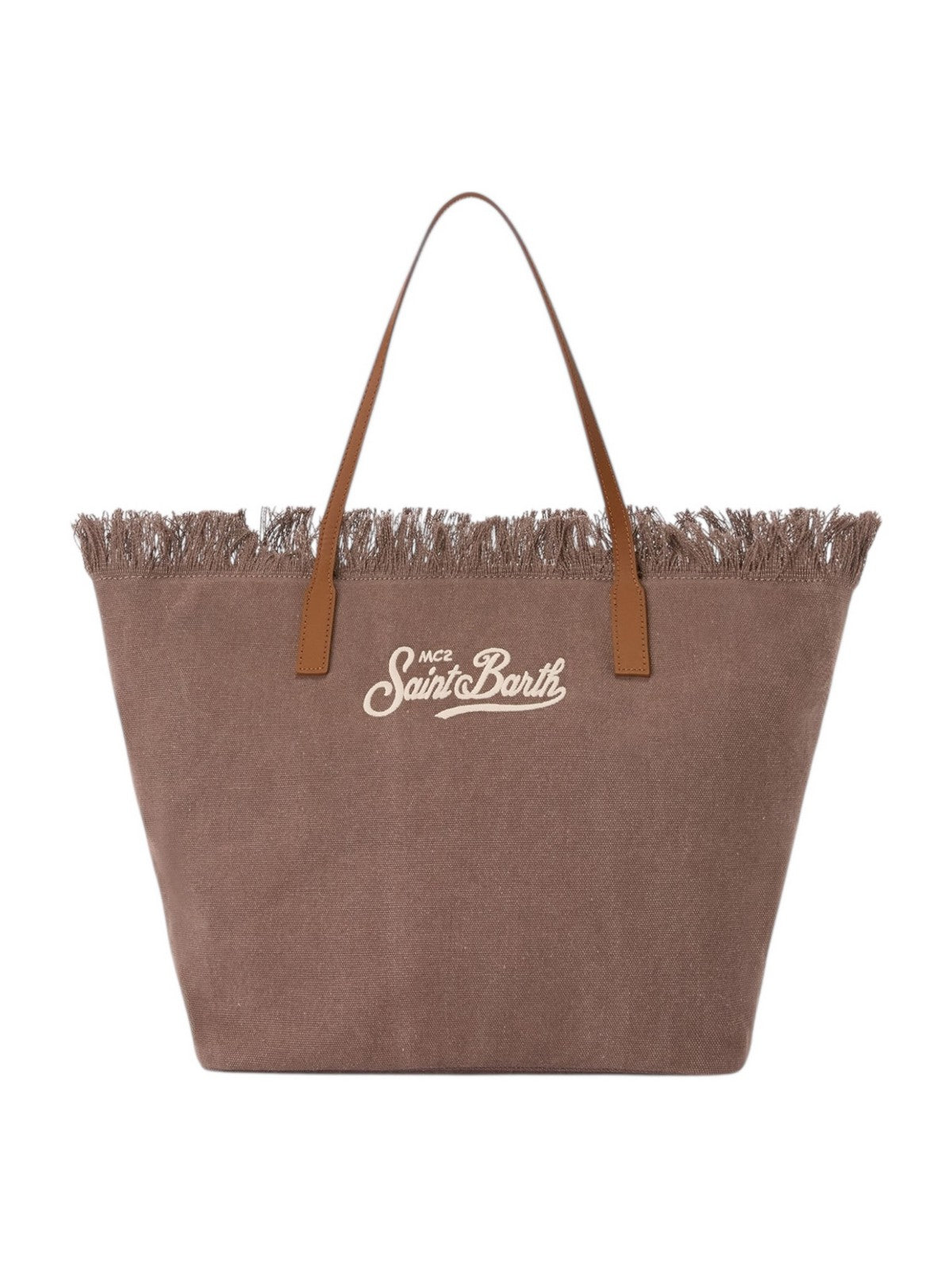 MC2 SAINT BARTH Borsa Donna CITY BAG FRINGE 01742L CANVAS 18 EMB