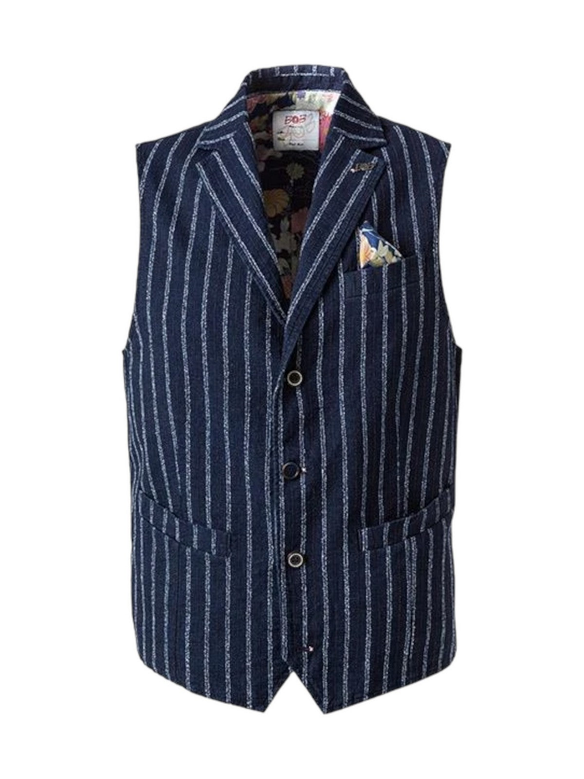 Bob Gilet Men P24off242 T242 Unikalny niebieski