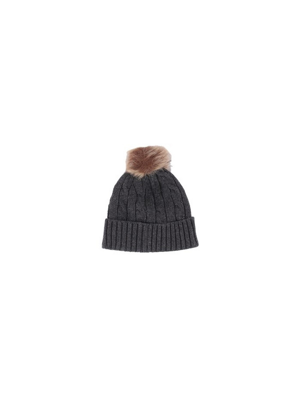 LAUREN RALPH LAUREN Cappello Donna CBL CRST PTC-HAT 454P04455 007 CHARCOAL HEATHER
