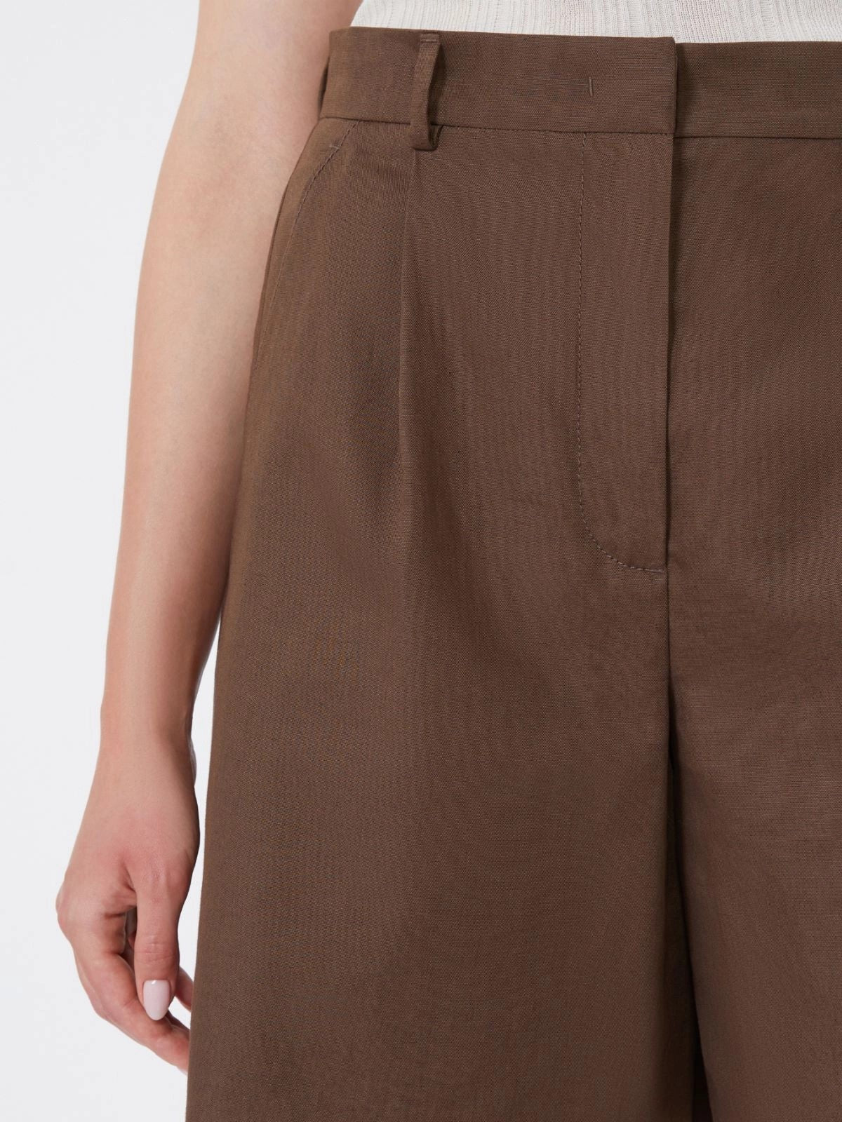 MAX MARA WEEKEND Pantaloncino Donna WKDECUBA 2615141022600 013 CIOCCOLATO gioboutiqueweb