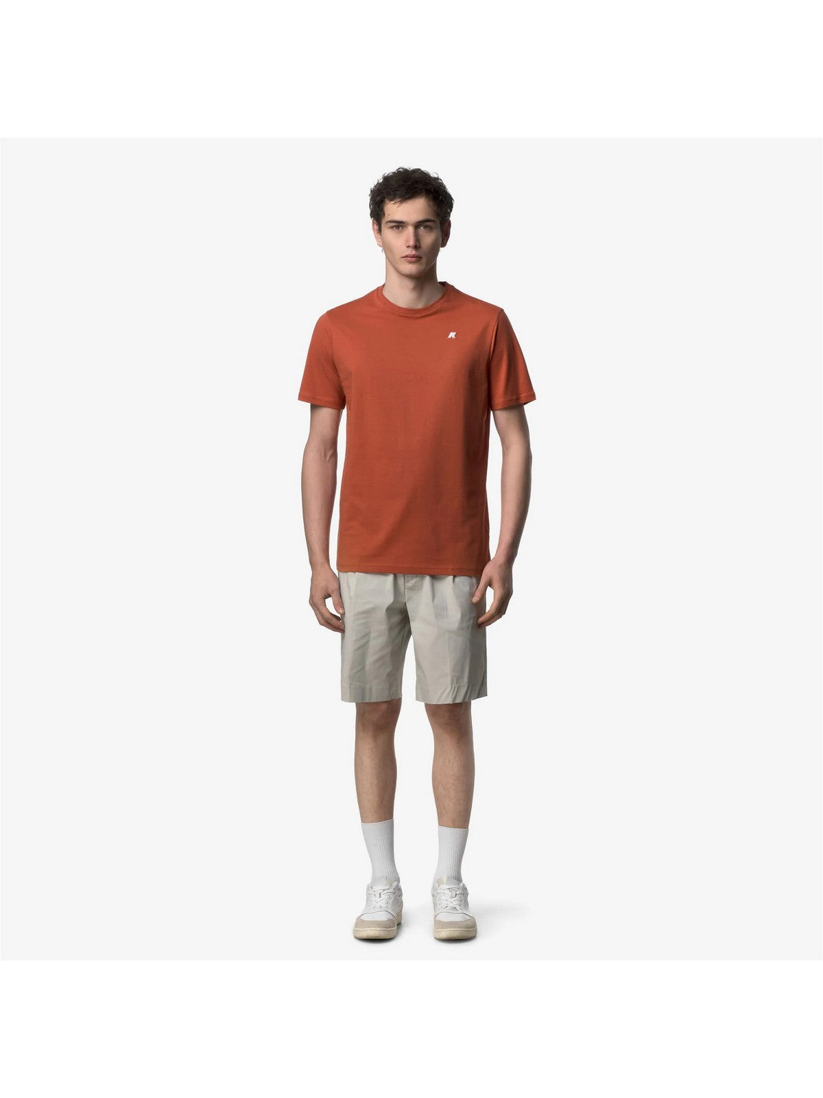 K-WAY T-shirt Uomo ODOM JERSEY K7125UW 896 Orange Brownish gioboutiqueweb