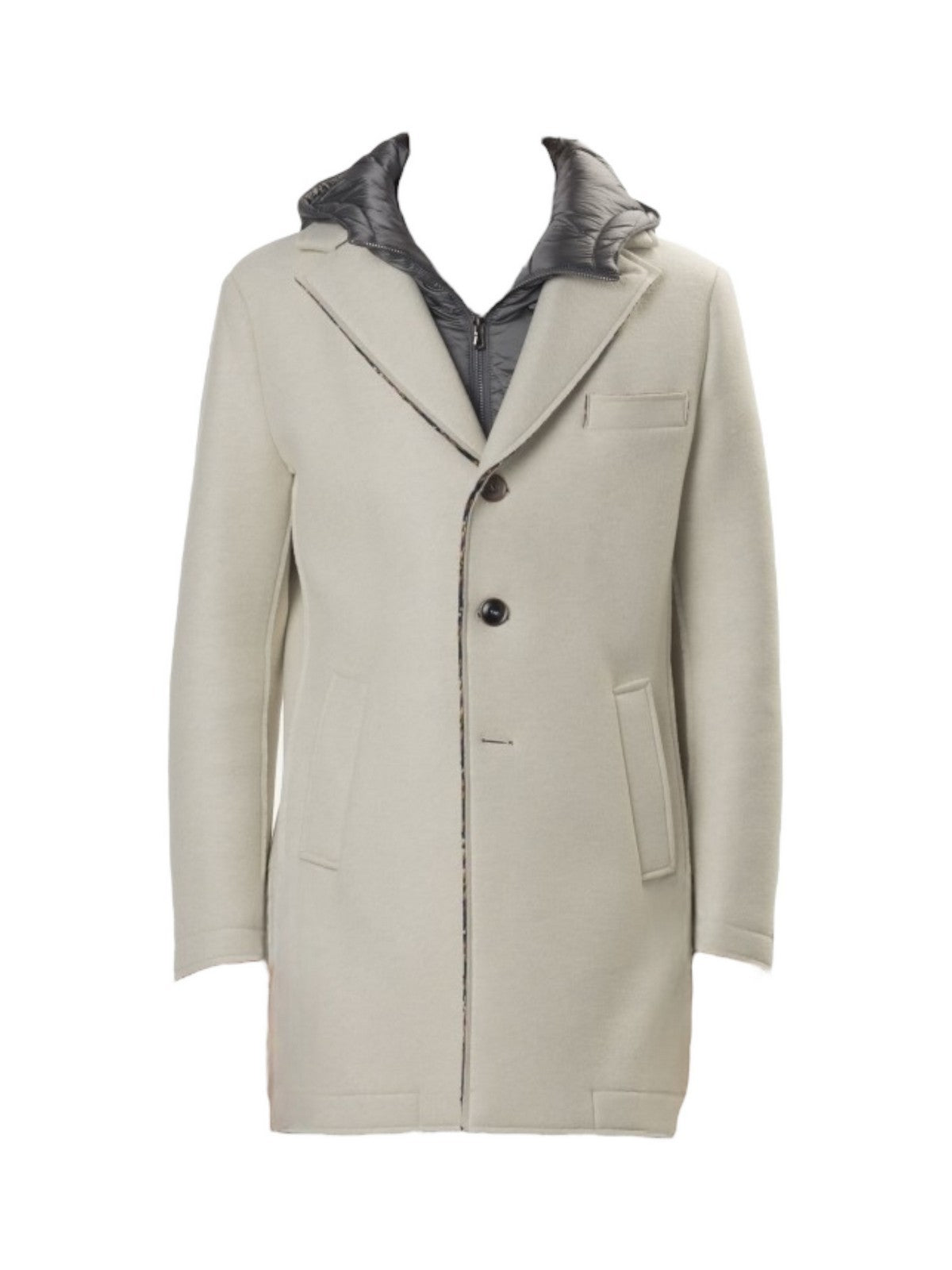 BOB Cappotto Uomo ANDY403TR T403 PANNA Bianco gioboutiqueweb