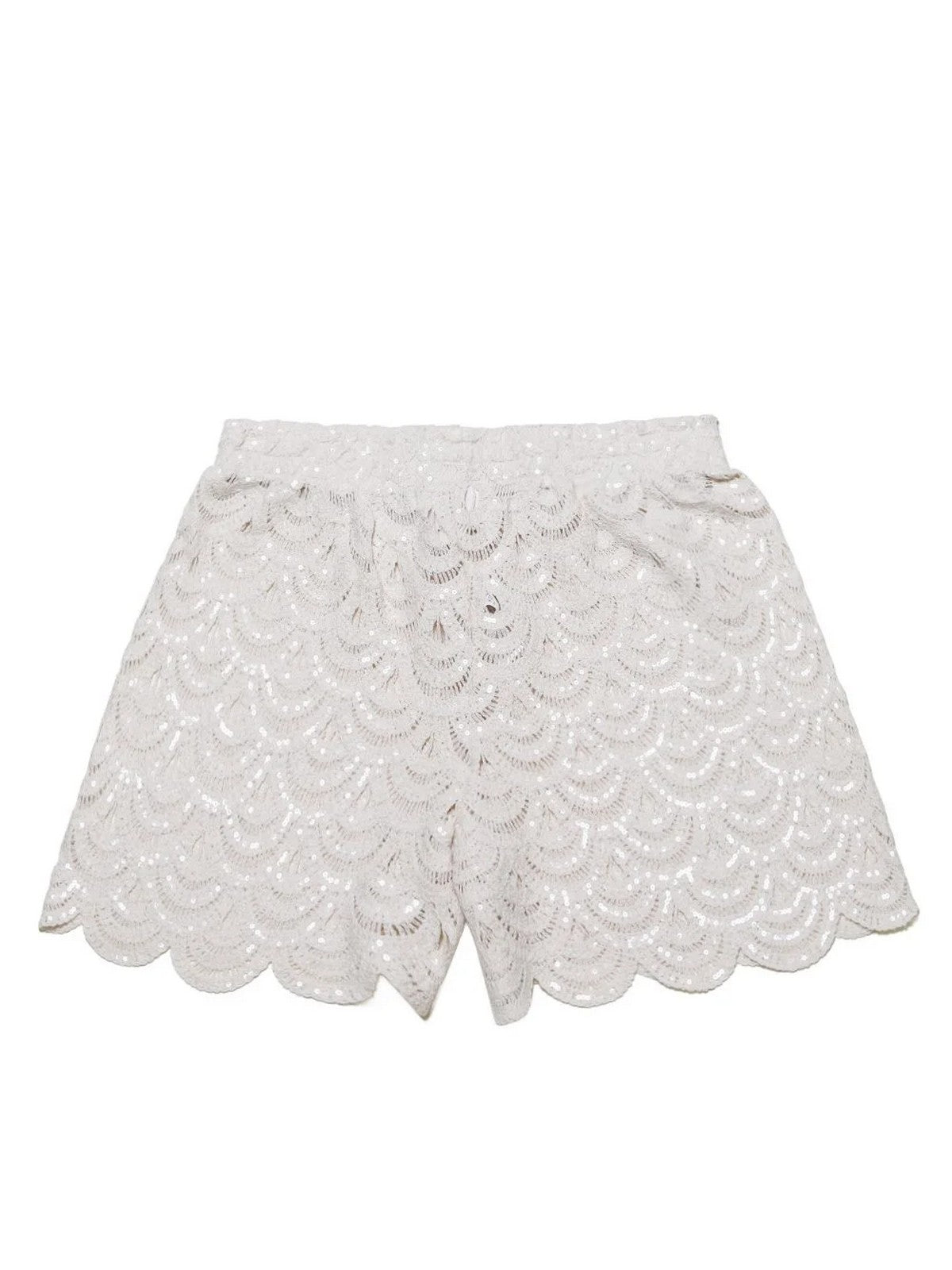 MC2 SAINT BARTH Pantaloncino Donna MEAVE 01719L CROCHET SHELL PAILLETTES 10 gioboutiqueweb