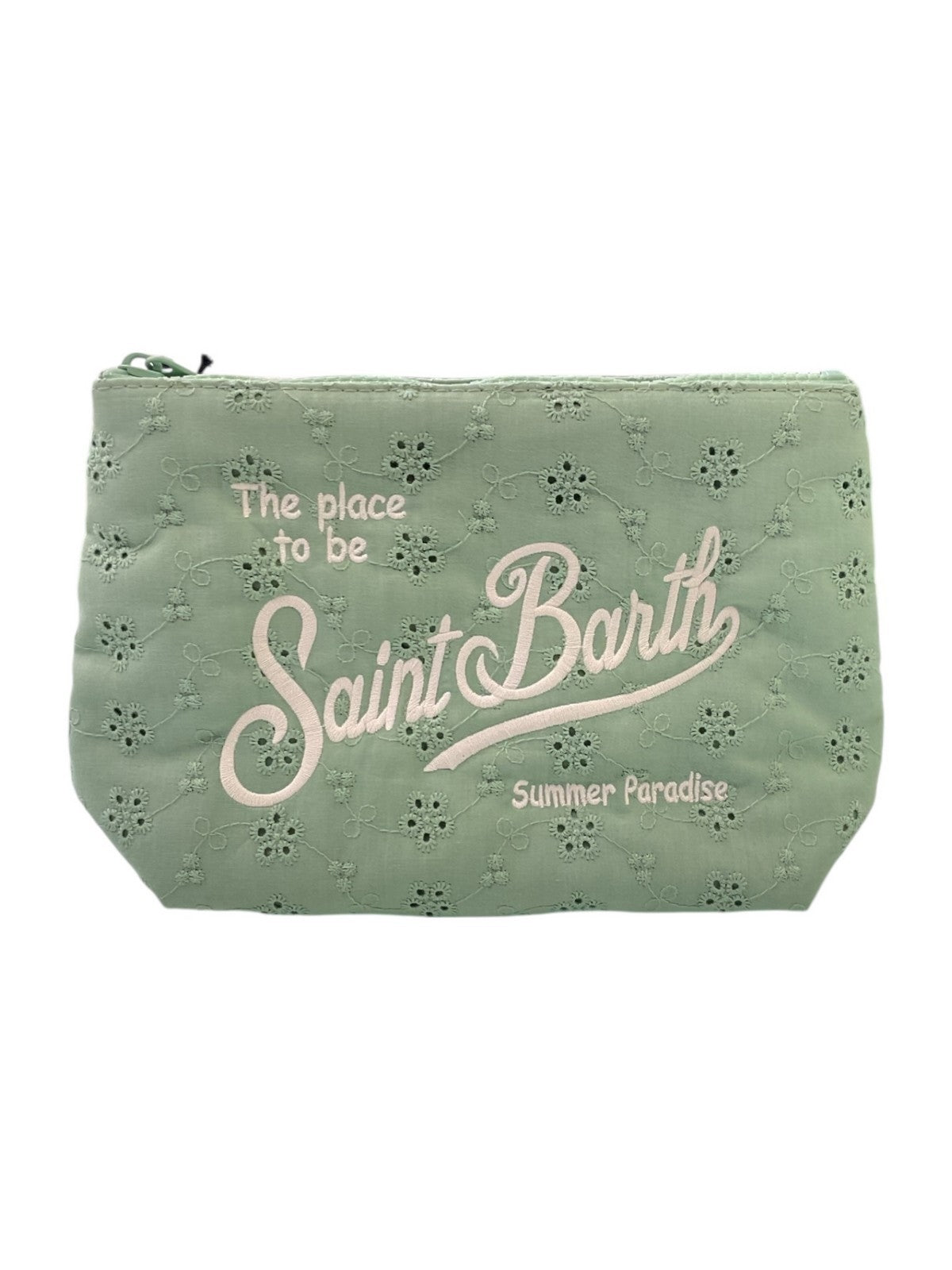 MC2 SAINT BARTH Pochette Donna ALINE SANGALLO 02533L COTTON MINI FLOWERS EMBRY 53 EMB