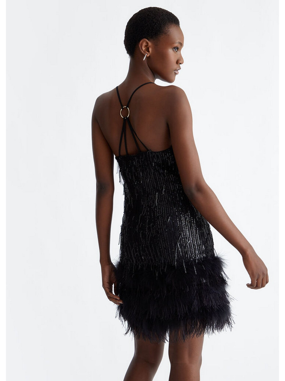 Liu Jo Black Woman Kleid CA4343J1930 22222 Schwarz