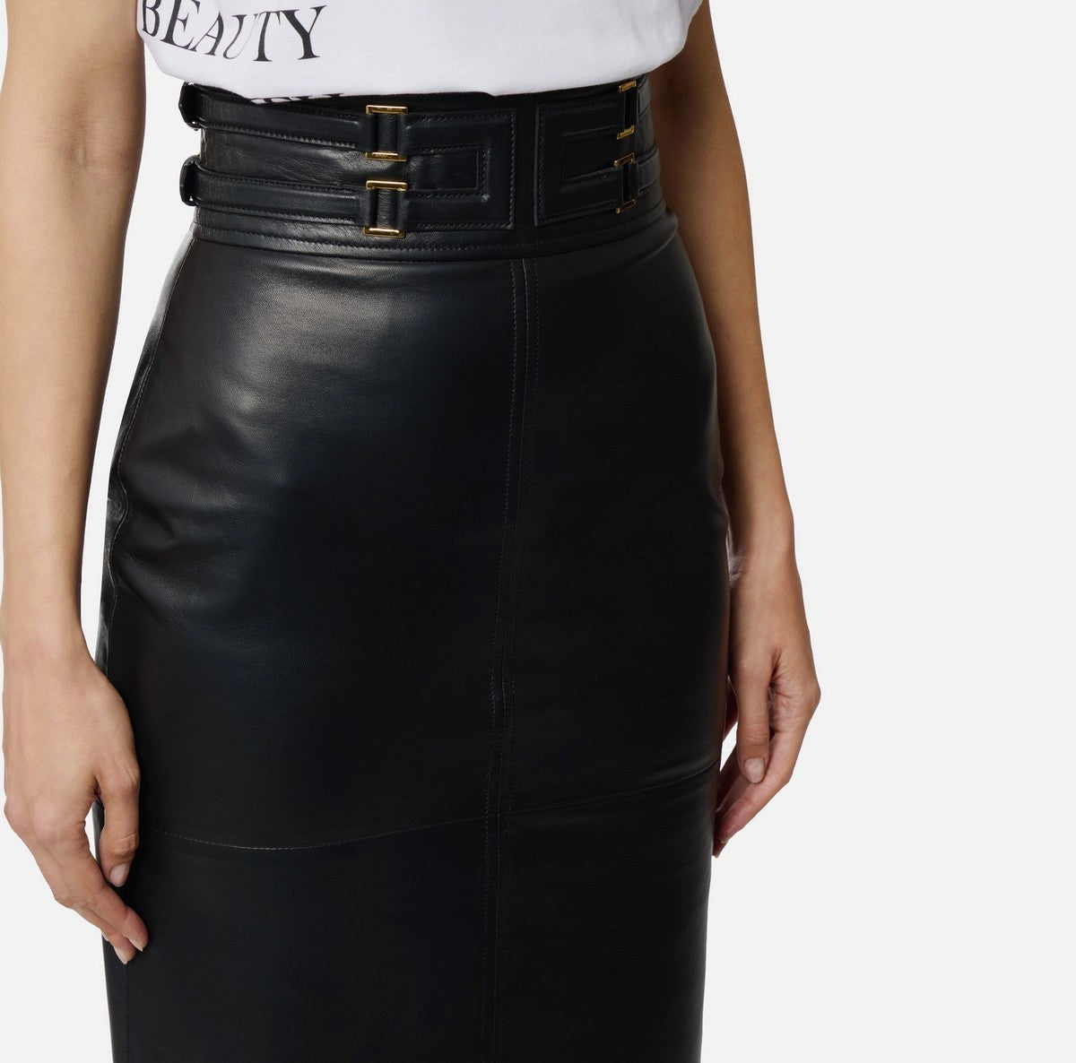 ELISABETTA FRANCHI Gonna Donna GP09Z61E2 110 Nero gioboutiqueweb