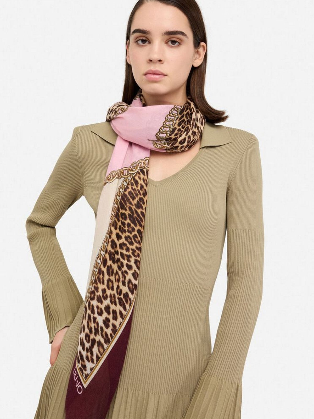 LIU JO SOFT Foulard Donna 2F5074T0300 91718 RED AUBERGINE