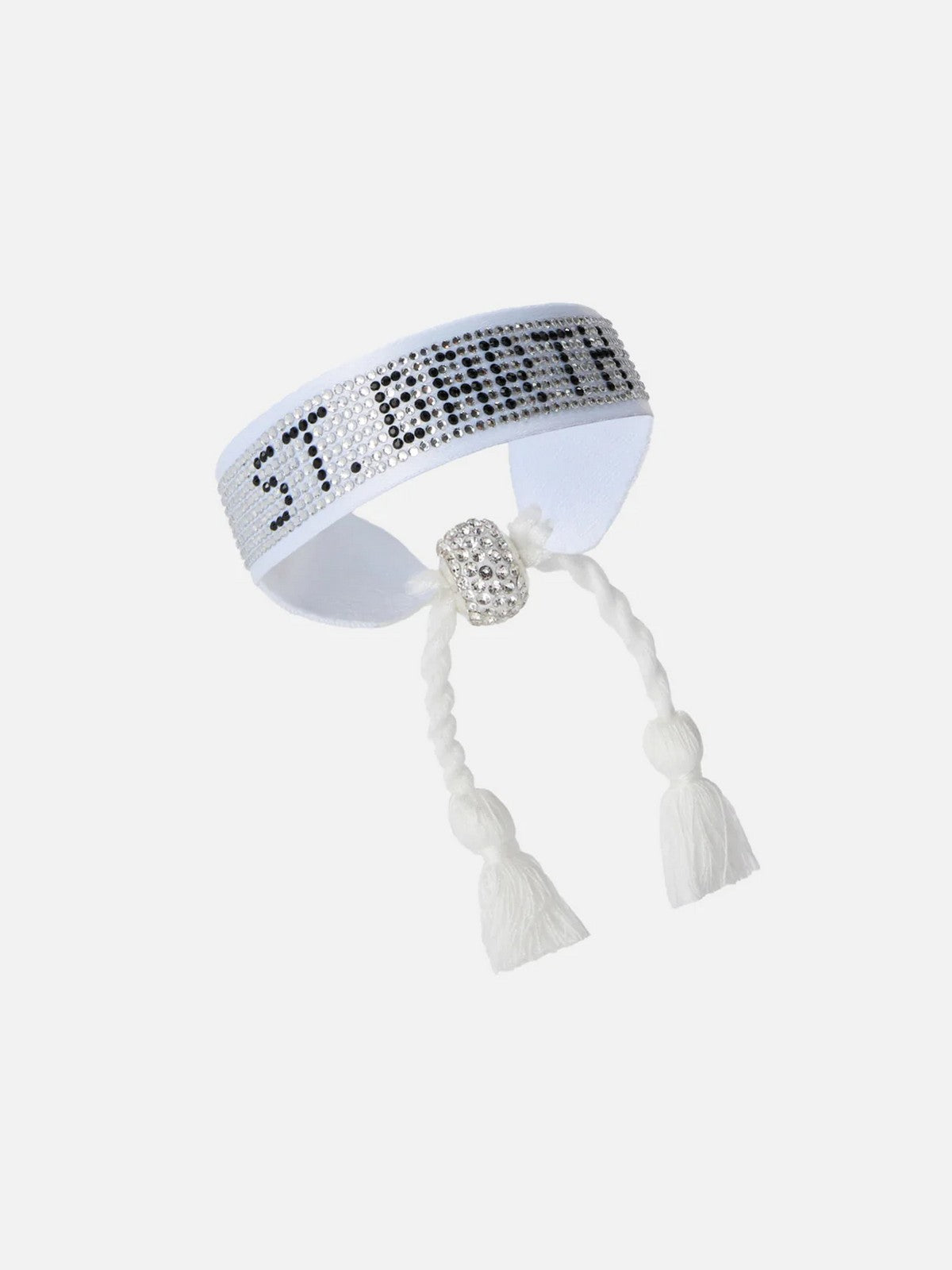 MC2 SAINT BARTH Bracciale Unisex adulto STRASS BRACELET 02825L SB 10 WHITE