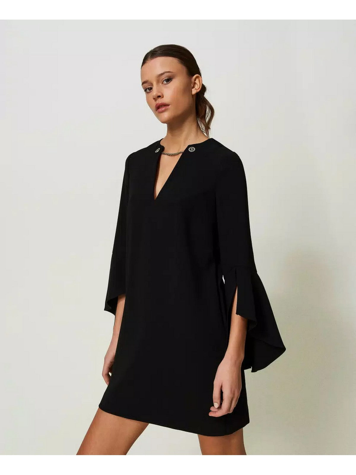Twinset woman dress 241tp2292 00006 black