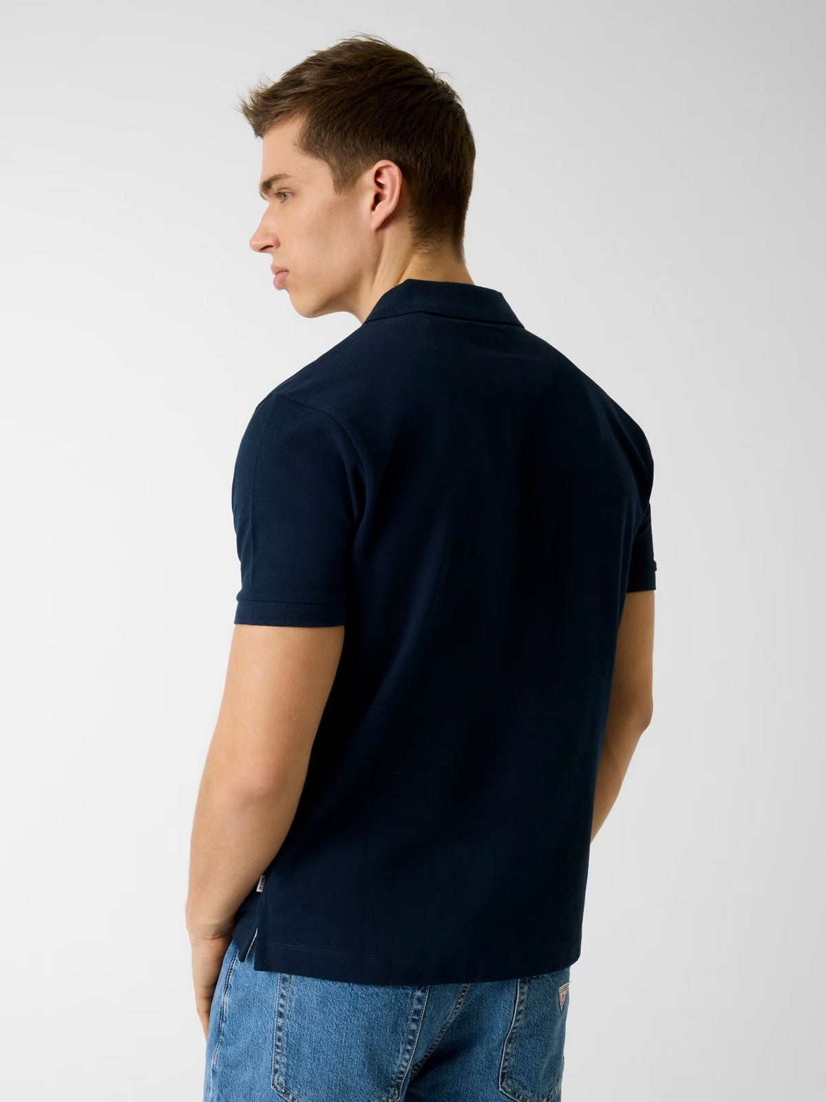GUESS Polo Uomo GJ SS EMBRO LOGO POLO M4BP29 KCJV1 A71W DARING OCEAN gioboutiqueweb