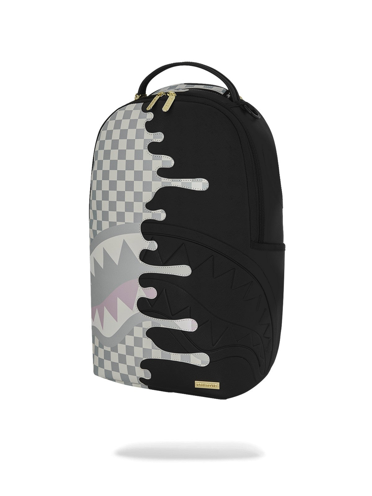 SPRAYGROUND Zaino Unisex adulto CREAM CHECK UNFINISHED SHARK DLXSV BACKPACK 910B8758NSZ Nero