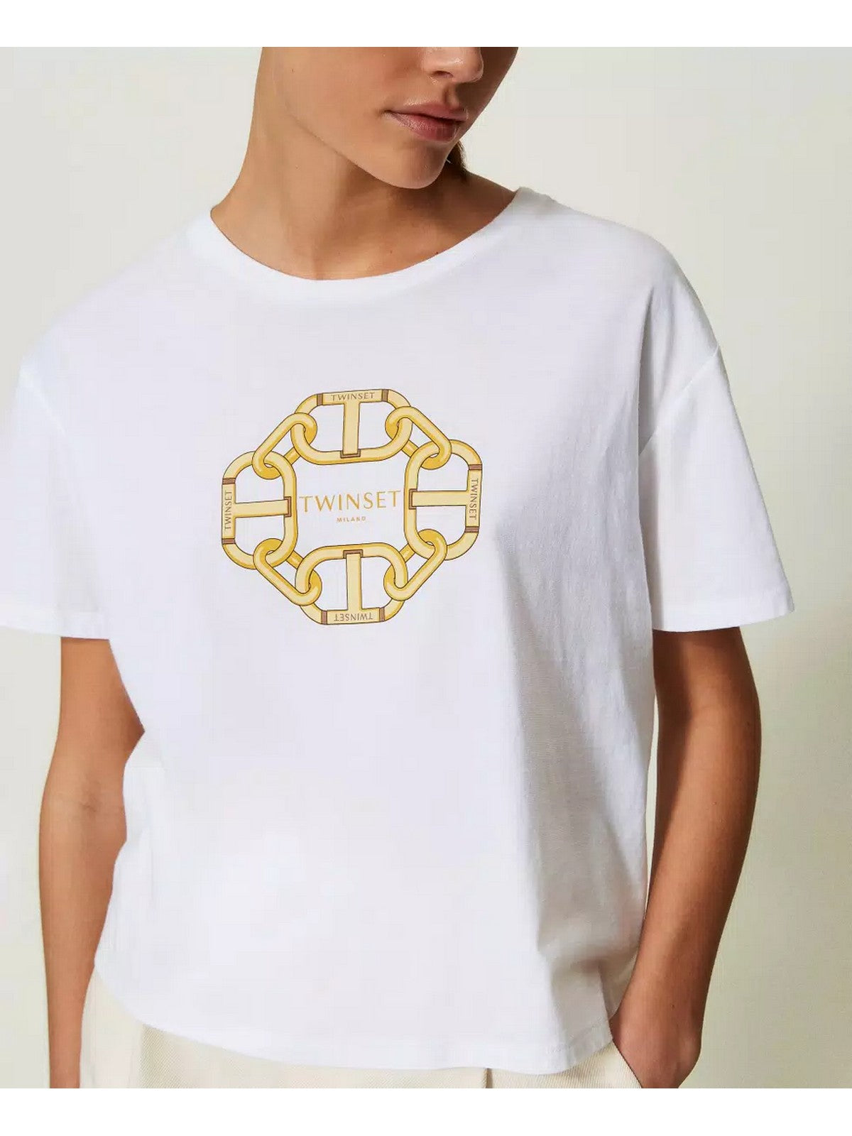 TWINSET T-Shirt e Polo Donna 241TP221A 00001 Bianco