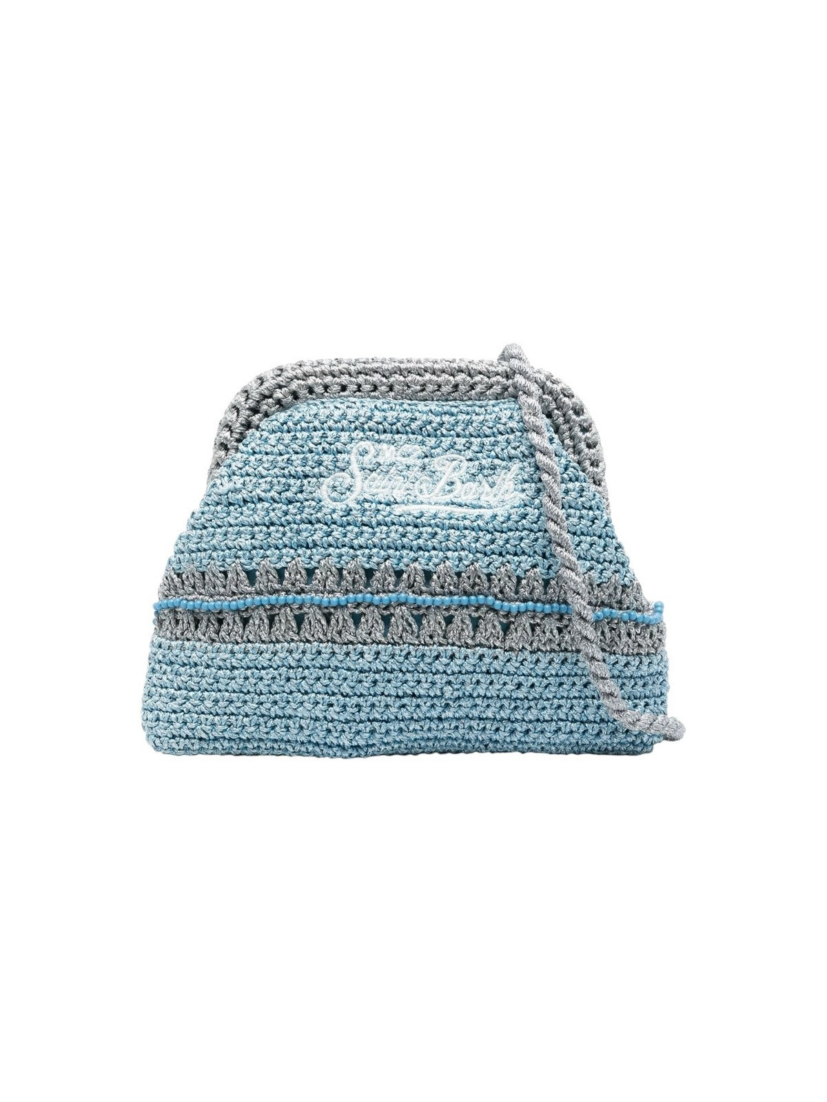 MC2 SAINT BARTH Borsa Donna CROCHET POUCH N 09556L LUREX 3133 EMB