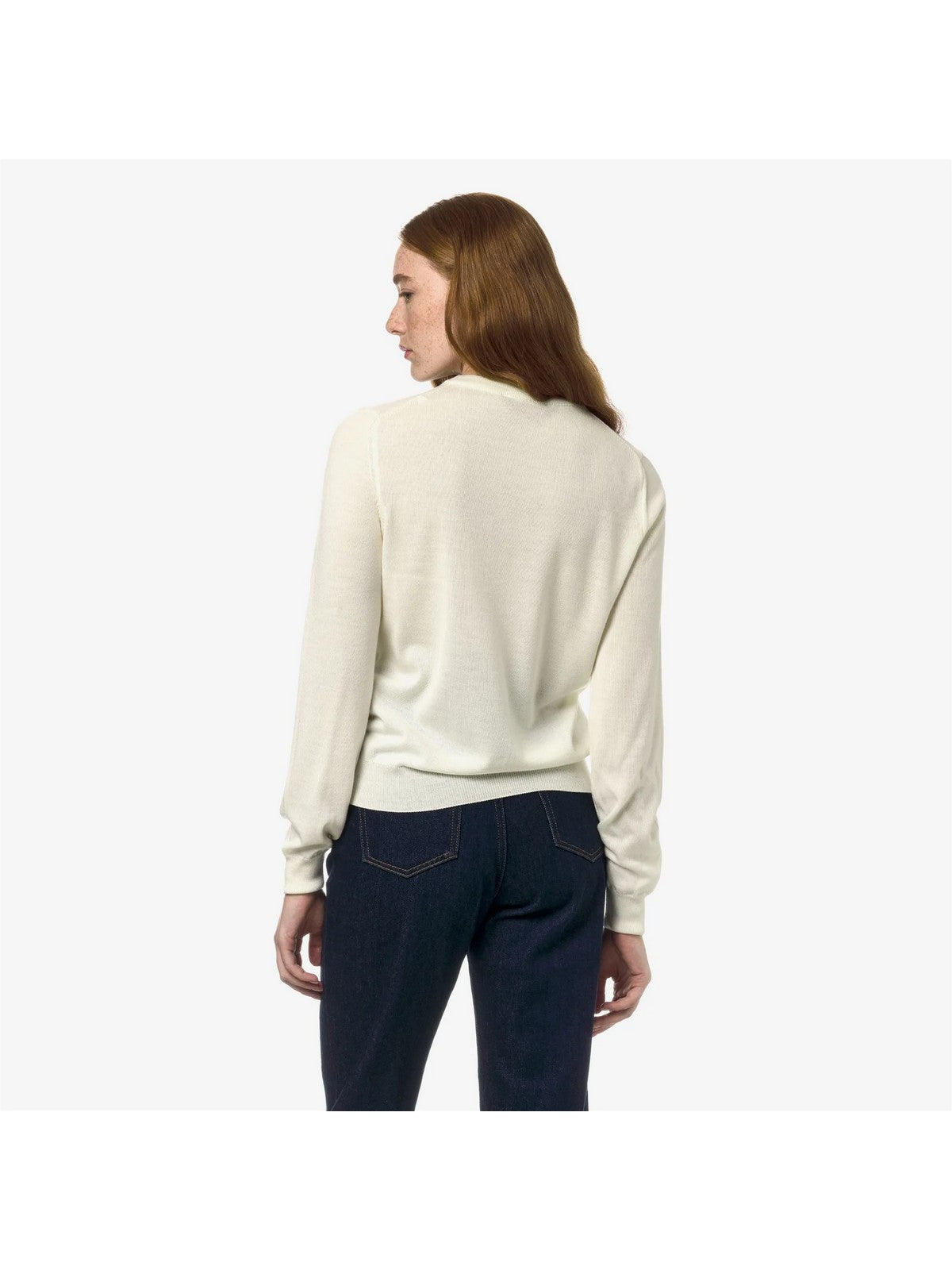 K-Way Woman Sweaten Merino K2117hw W06 White