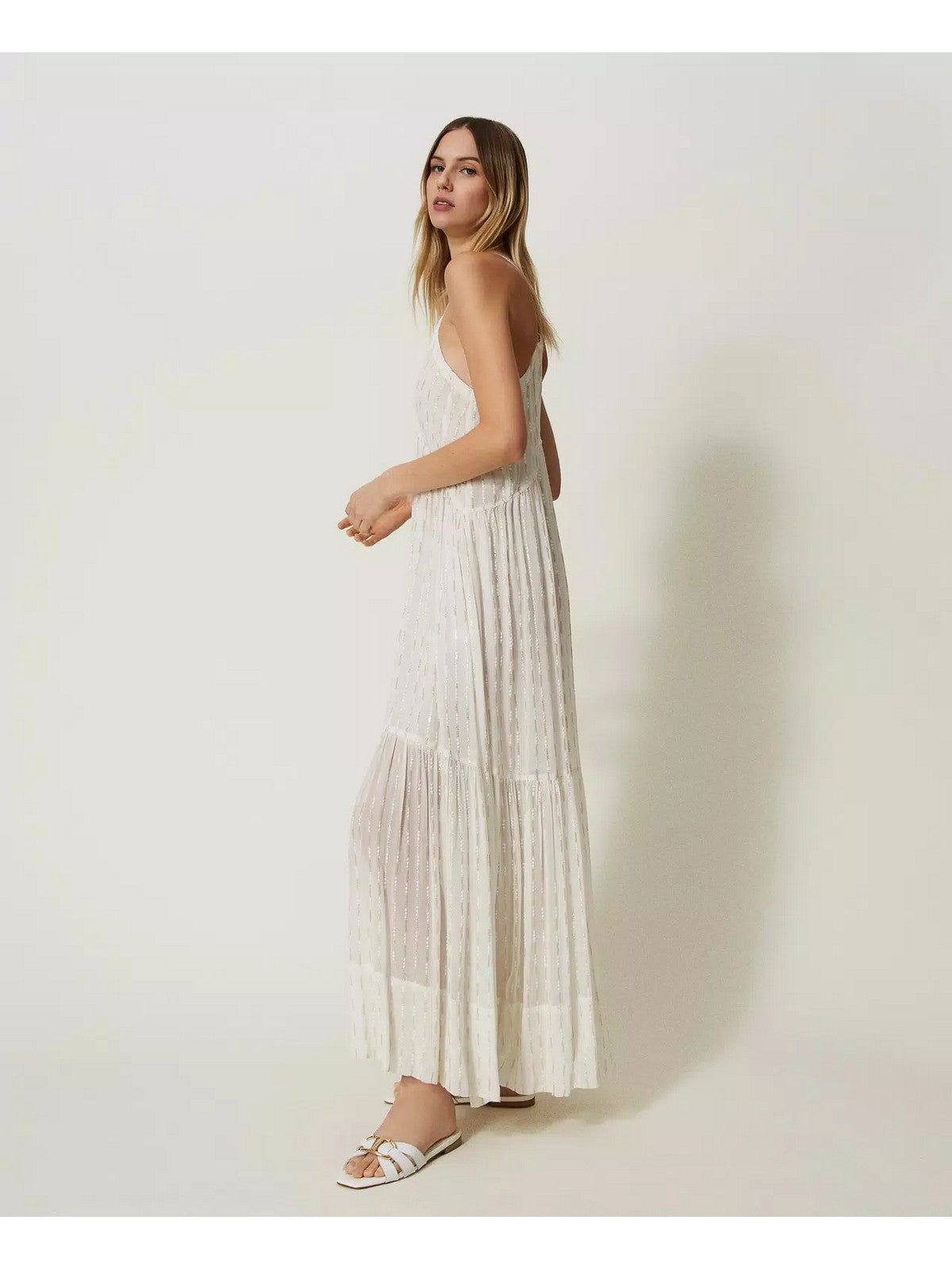 Twinset woman dress 241tt2172 00282 white