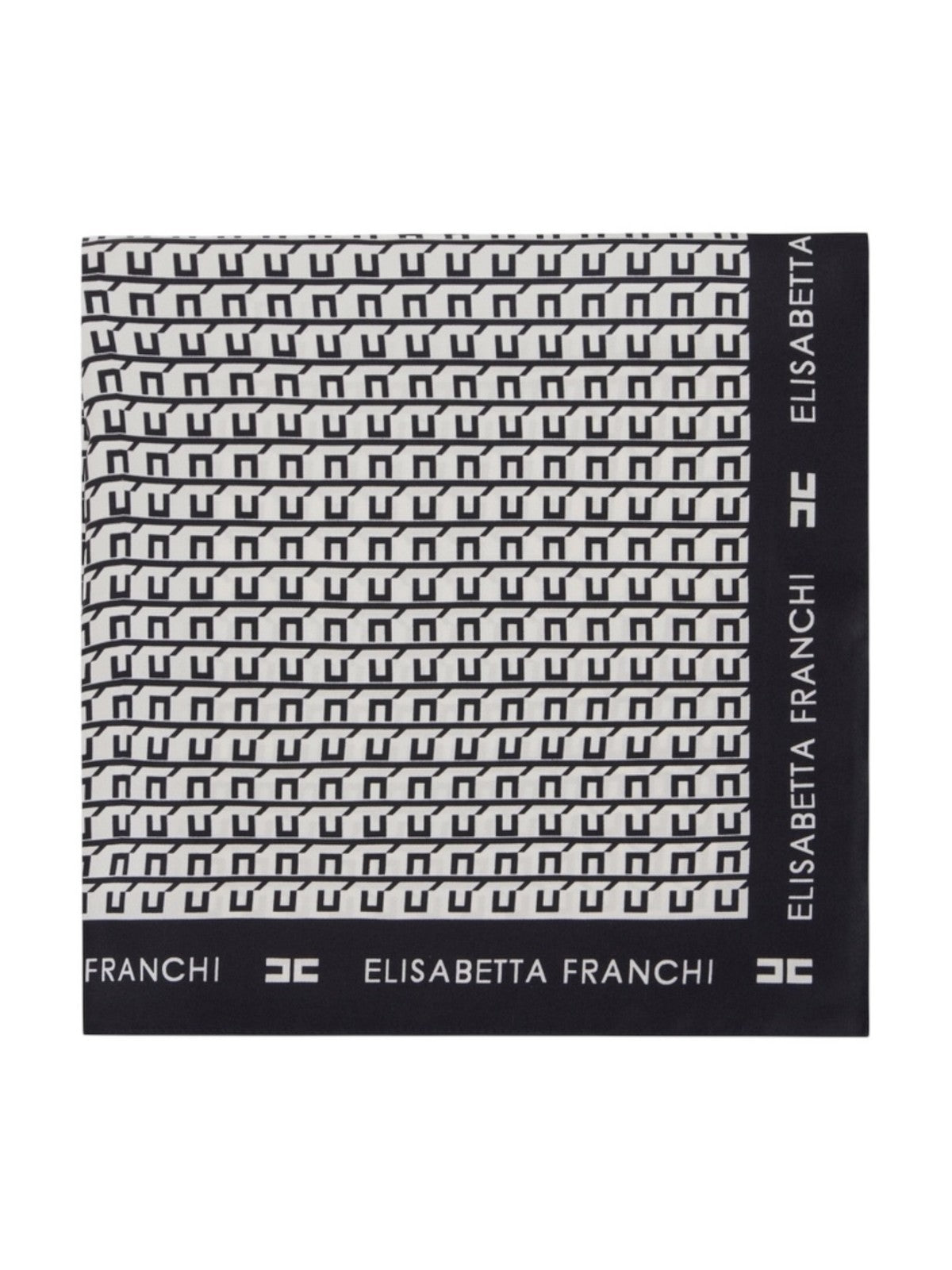 ELISABETTA FRANCHI Foulard Donna FO15F56E2 EF1 MILK/NERO