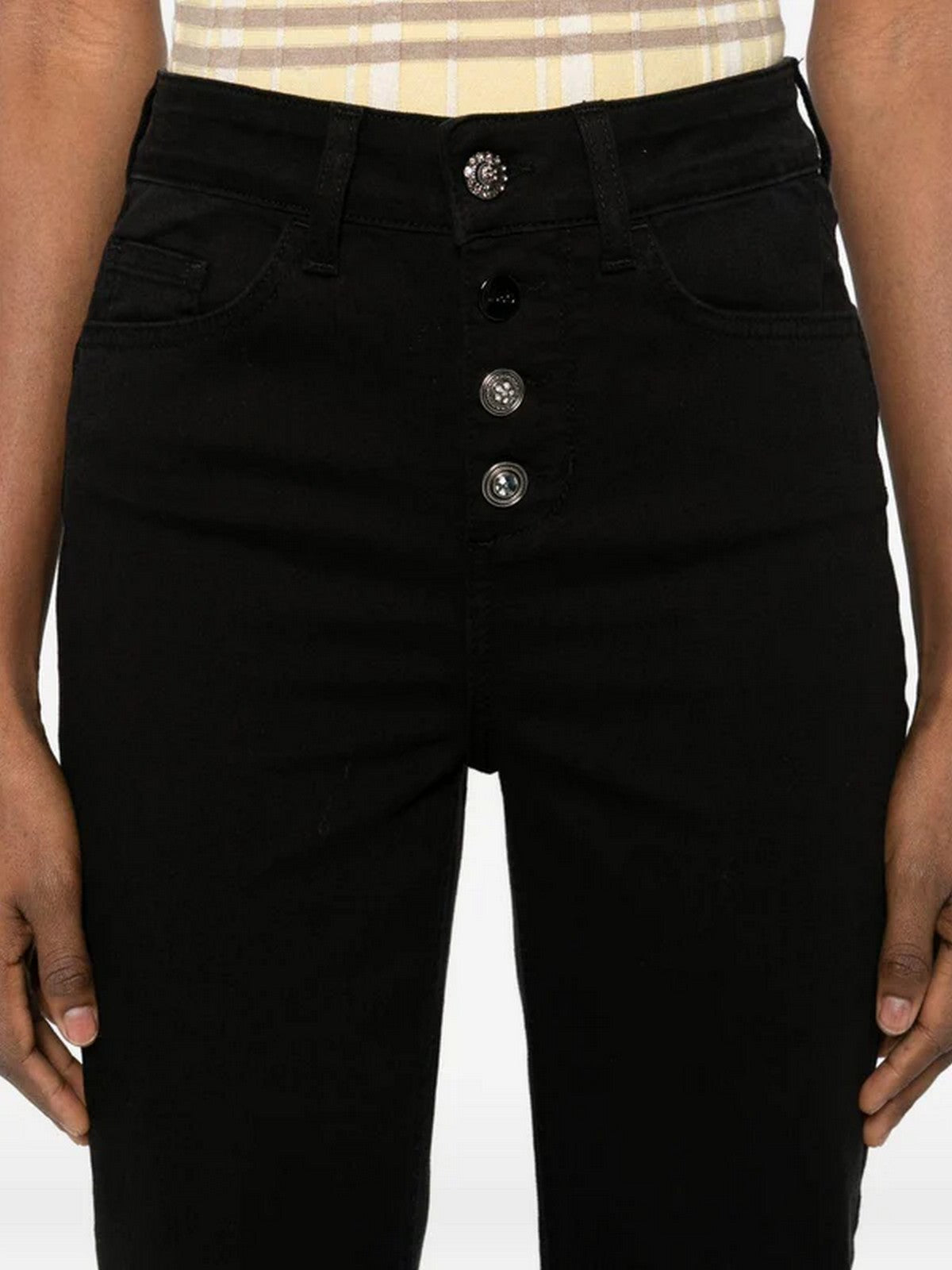 LIU JO BLUE DENIM Pantalone Donna UA6040T2594 22222 Nero gioboutiqueweb
