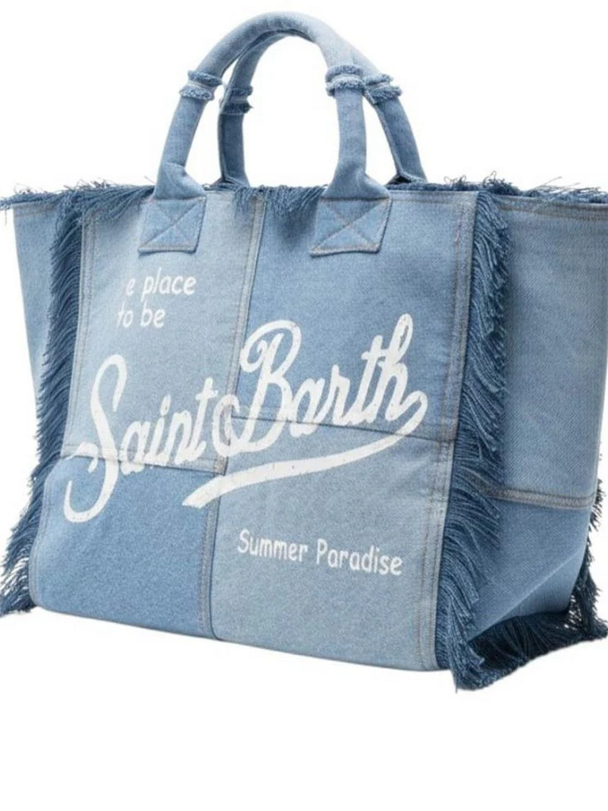MC2 SAINT BARTH Borsa Donna VANITY 00402L DENIM PATCHWORK