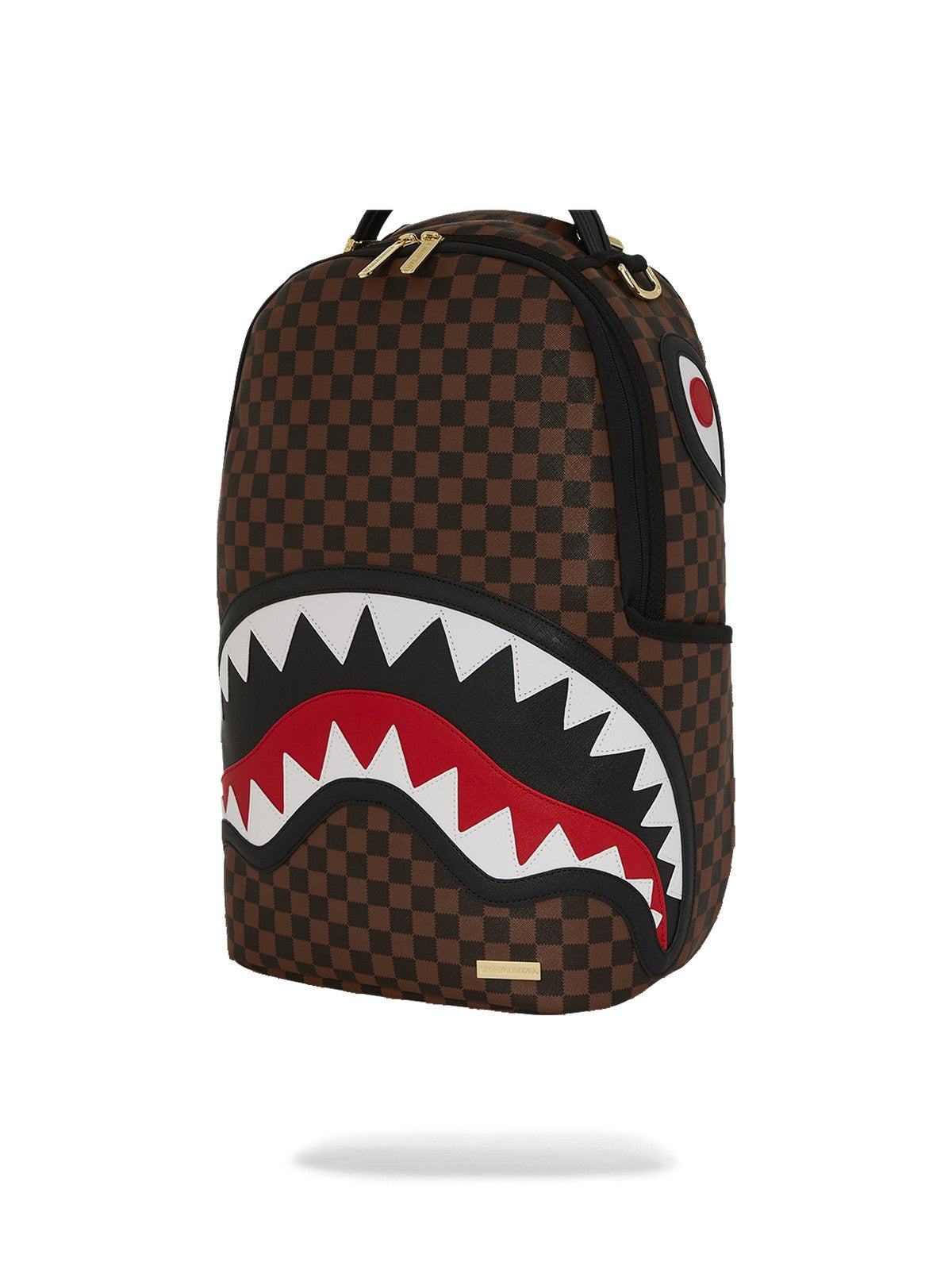 SPRAYGROUND Zaino Uomo SAWTOOTH SHARKS IN PARIS DLXSV BACKPACK 910B7200NSZ MARRONE gioboutiqueweb