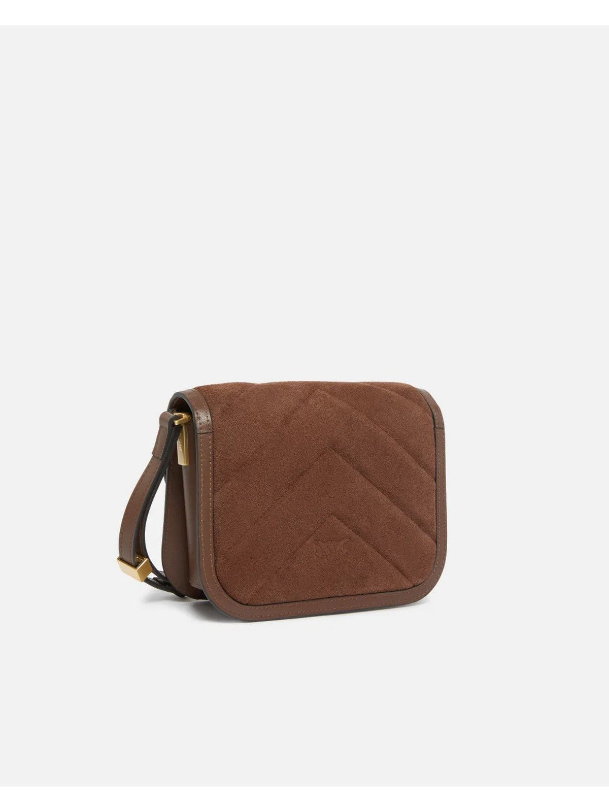PINKO Borsa Donna LOVE BOX BAG FL MINI 104297-A2JH L74V MARRONE CASTANO MATT GOLD