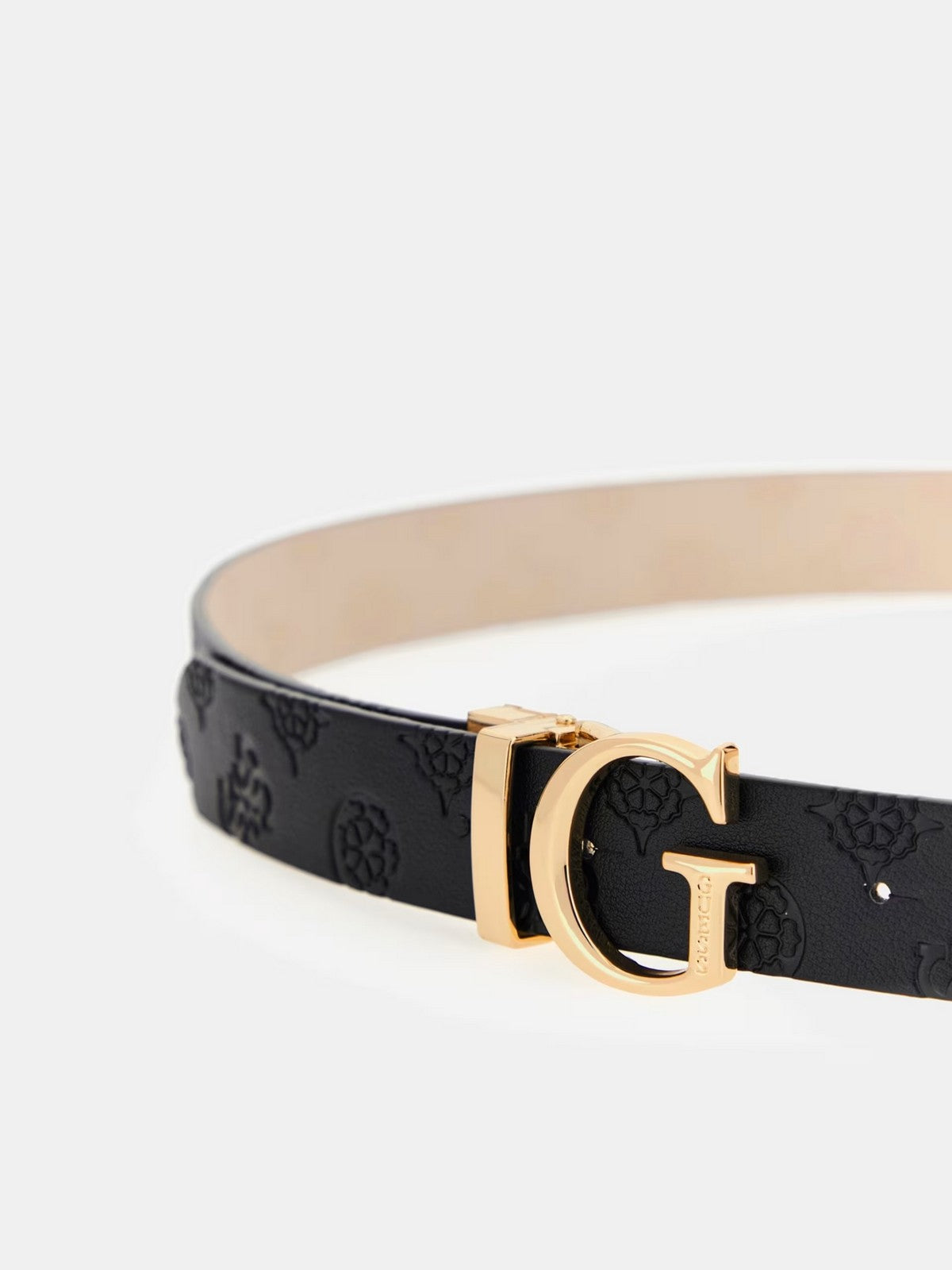 GUESS Cintura Donna ELLA LOGO ADJ&REV PANT BELT BW7861 P3430 BDU BLACK/DARK TAUPE