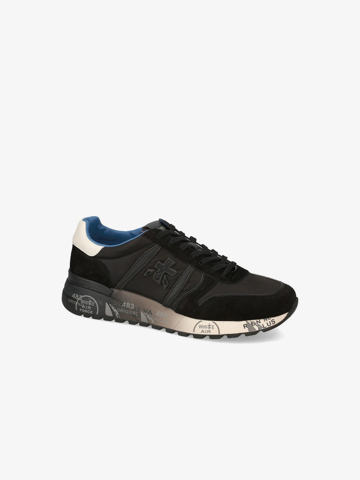PREMIATA Sneaker Uomo LANDER VAR 7079 BLACK