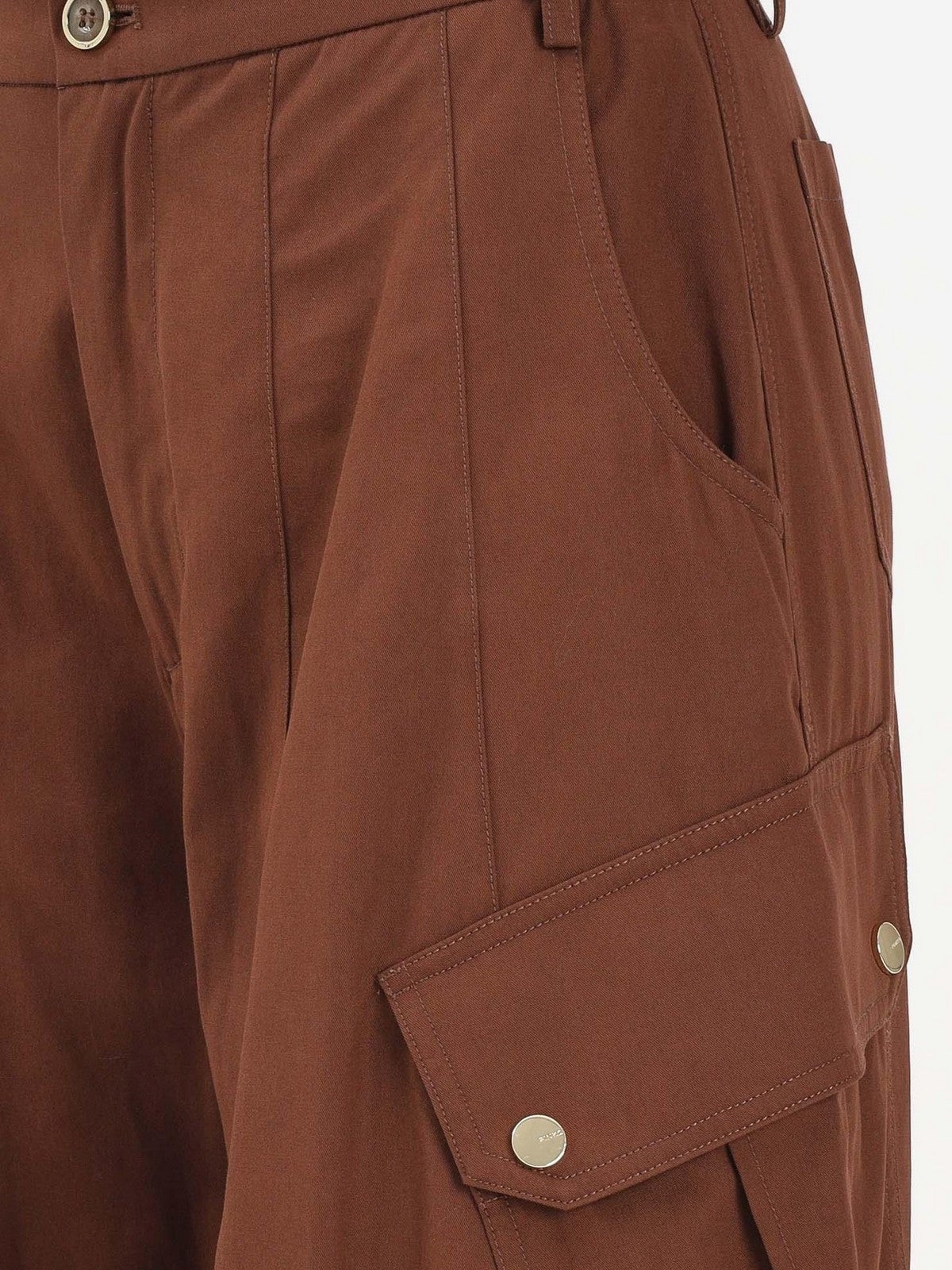 PINKO Pantalone Donna ROSALIN PANTALONE 106278-A2ER L78 MARRONE TERRA X PIANTE gioboutiqueweb