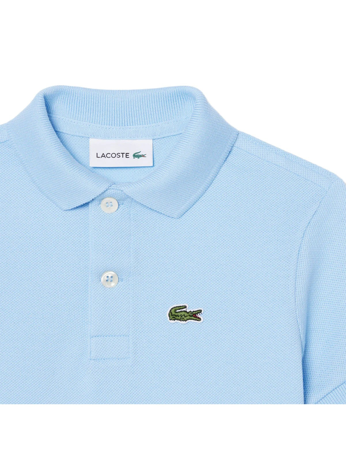 LACOSTE KIDS Polo Unisex bambino LCB NON-ORGANIC PETIT PIQUE PO 947354 HBP AZZURRO gioboutiqueweb