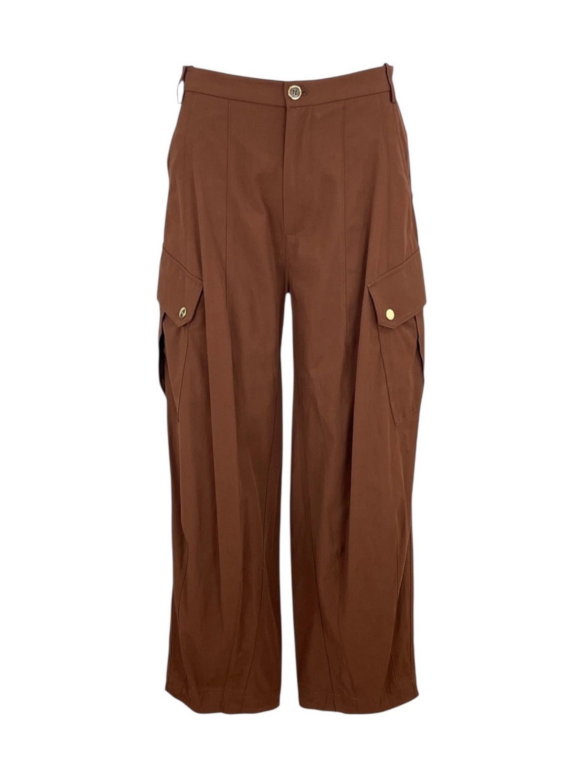 PINKO Pantalone Donna ROSALIN PANTALONE 106278-A2ER L78 MARRONE TERRA X PIANTE gioboutiqueweb