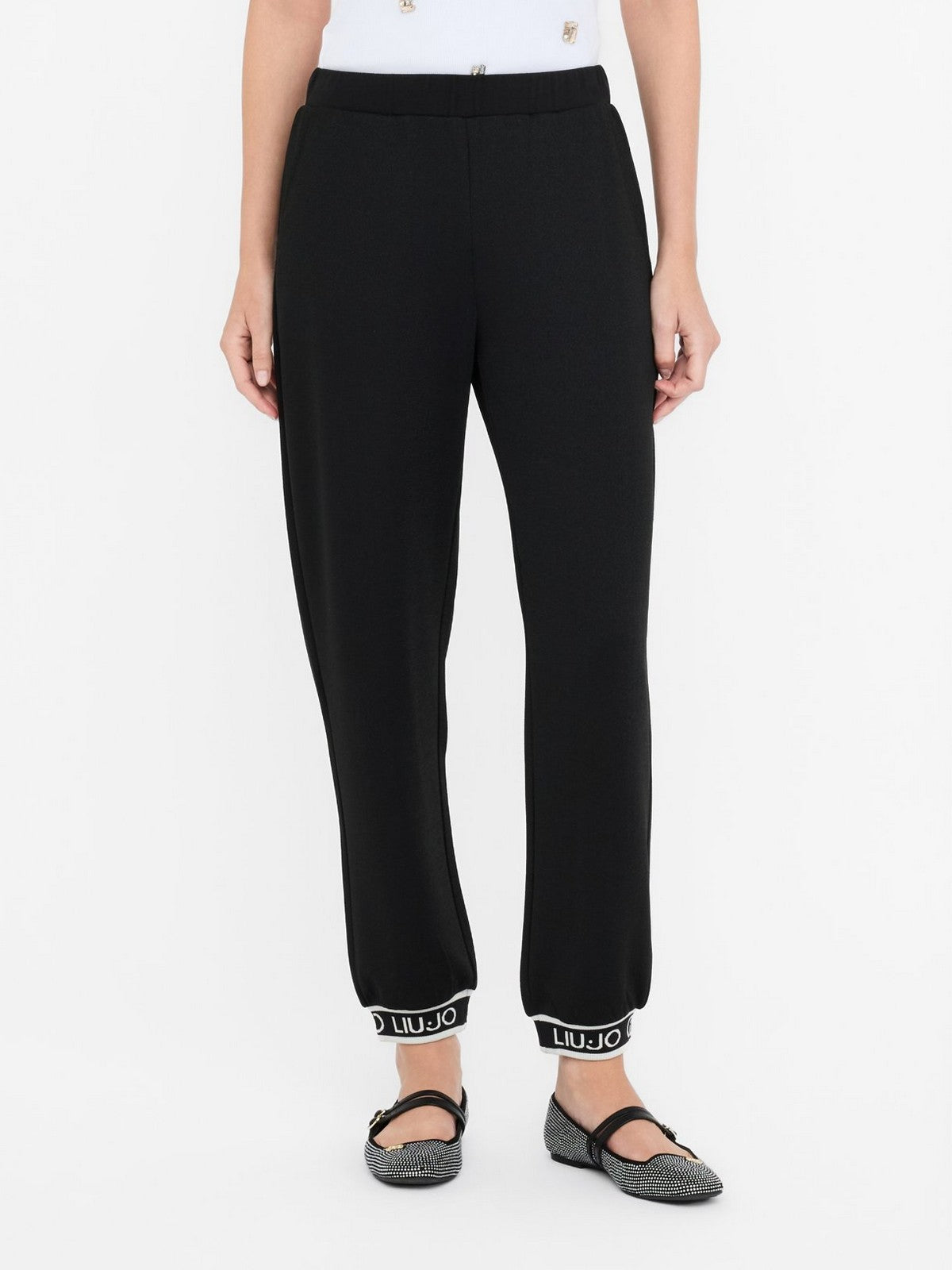 LIU JO SPORT Woven Pants Donna TF5284J4747 R9342 Nero/nero lux