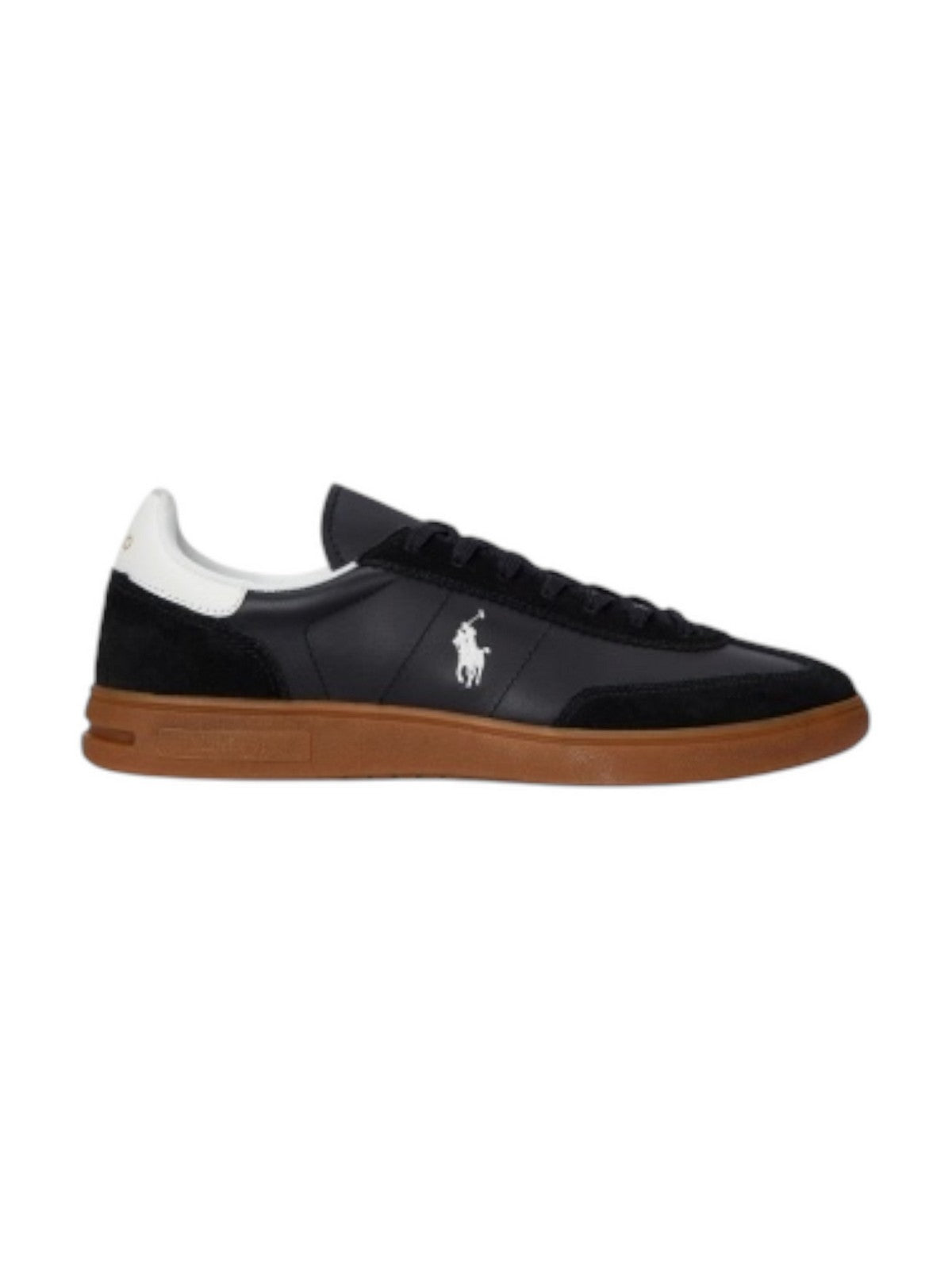 POLO RALPH LAUREN Sneaker Uomo BEDFORD PP-SNEAKERS-LOW TOP LACE 809961181 002 Nero gioboutiqueweb