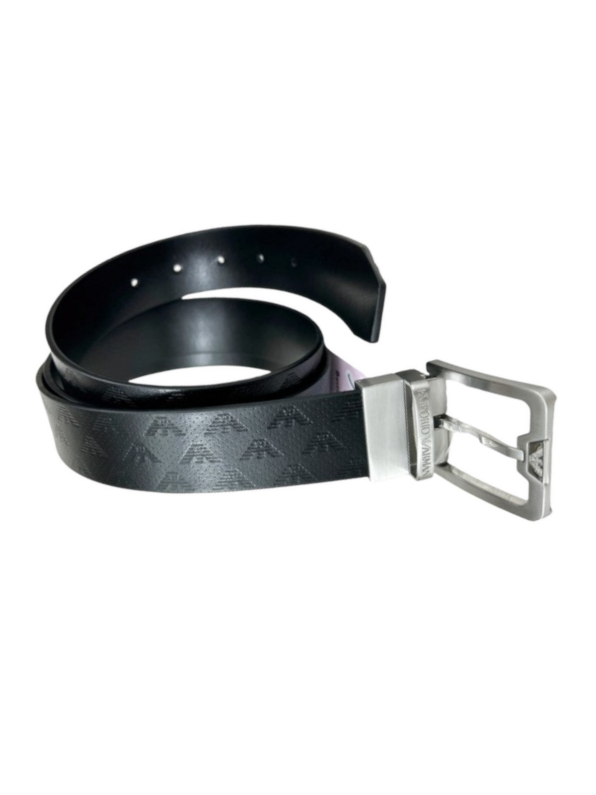 EMPORIO ARMANI Cintura Uomo Y4S502 Y221E 81386 Nero gioboutiqueweb