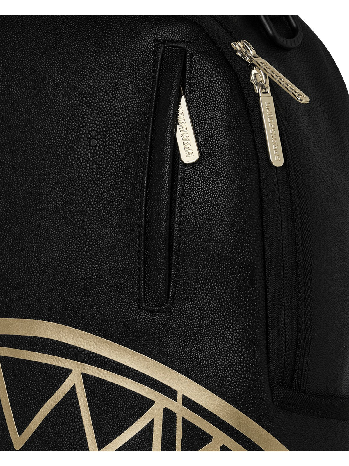 SPRAYGROUND Zaino Unisex adulto THAT GOLD DRIP DLXSV BACKPACK 910B8822NSZ Nero gioboutiqueweb