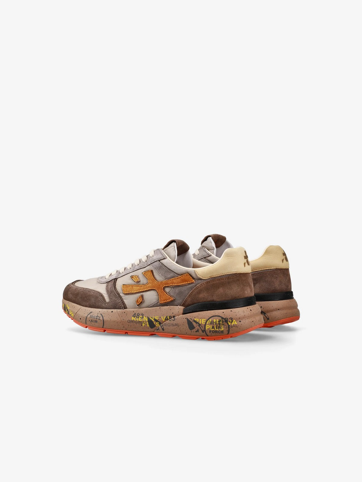 PREMIATA Sneaker Uomo MICK VAR 7866 TAUPE/BROWN