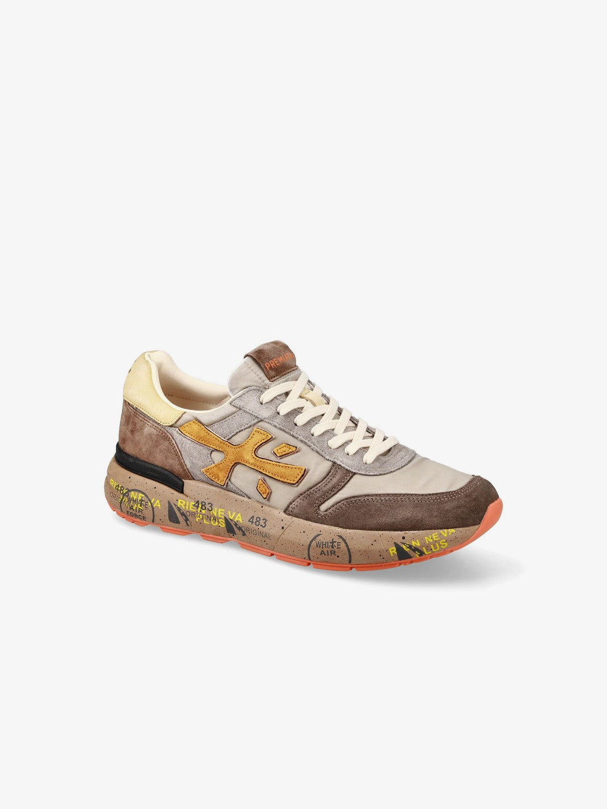 PREMIATA Sneaker Uomo MICK VAR 7866 TAUPE/BROWN