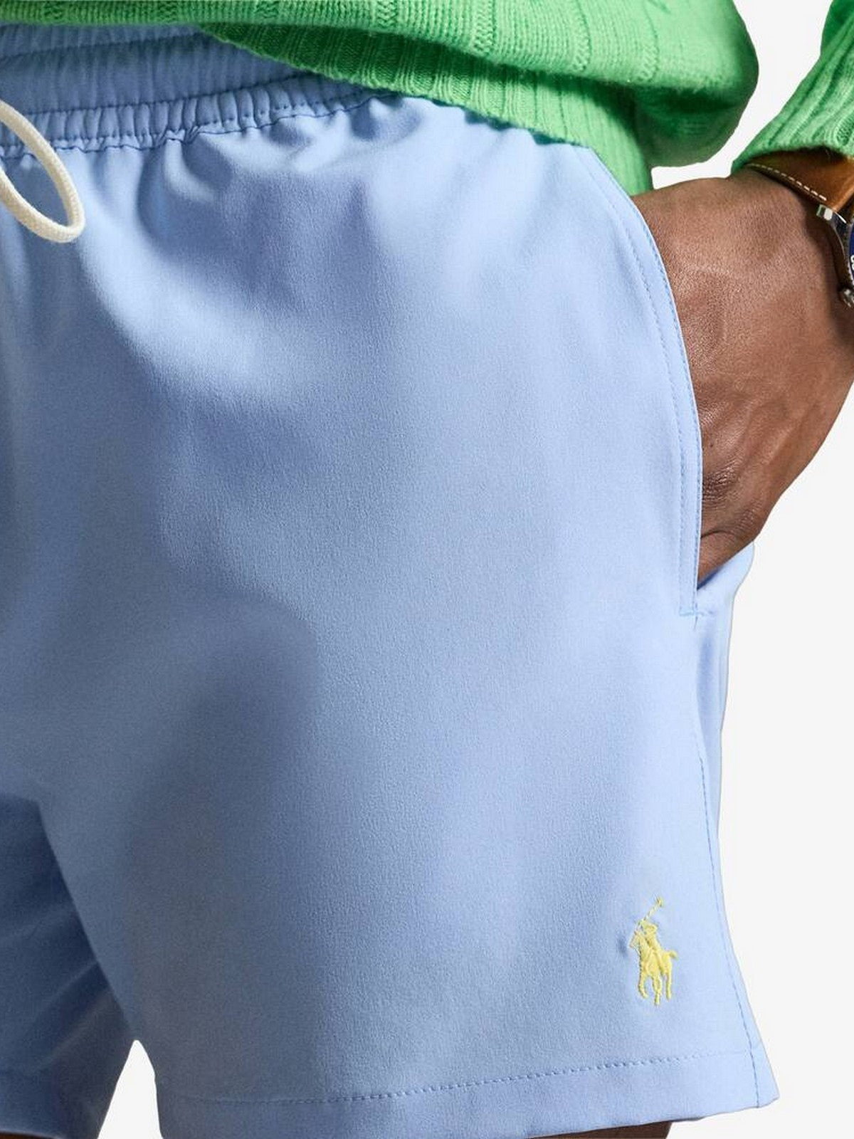 POLO RALPH LAUREN Costume da bagno Uomo WOVEN-TRUNK-SWIM BOTTOM 710B16721 011 AUSTIN BLUE