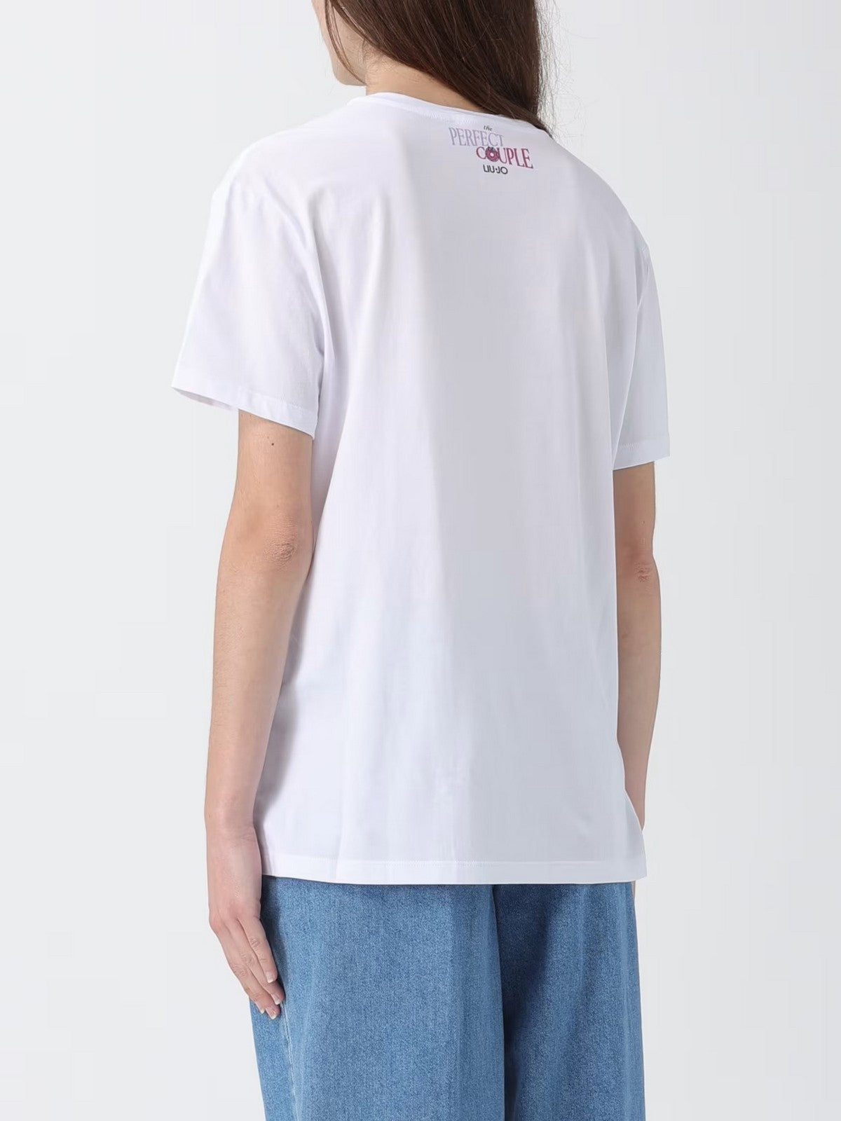 LIU JO WHITE T-shirt Donna WA6163JS904 P9689 Bco cupid LiuJo gioboutiqueweb