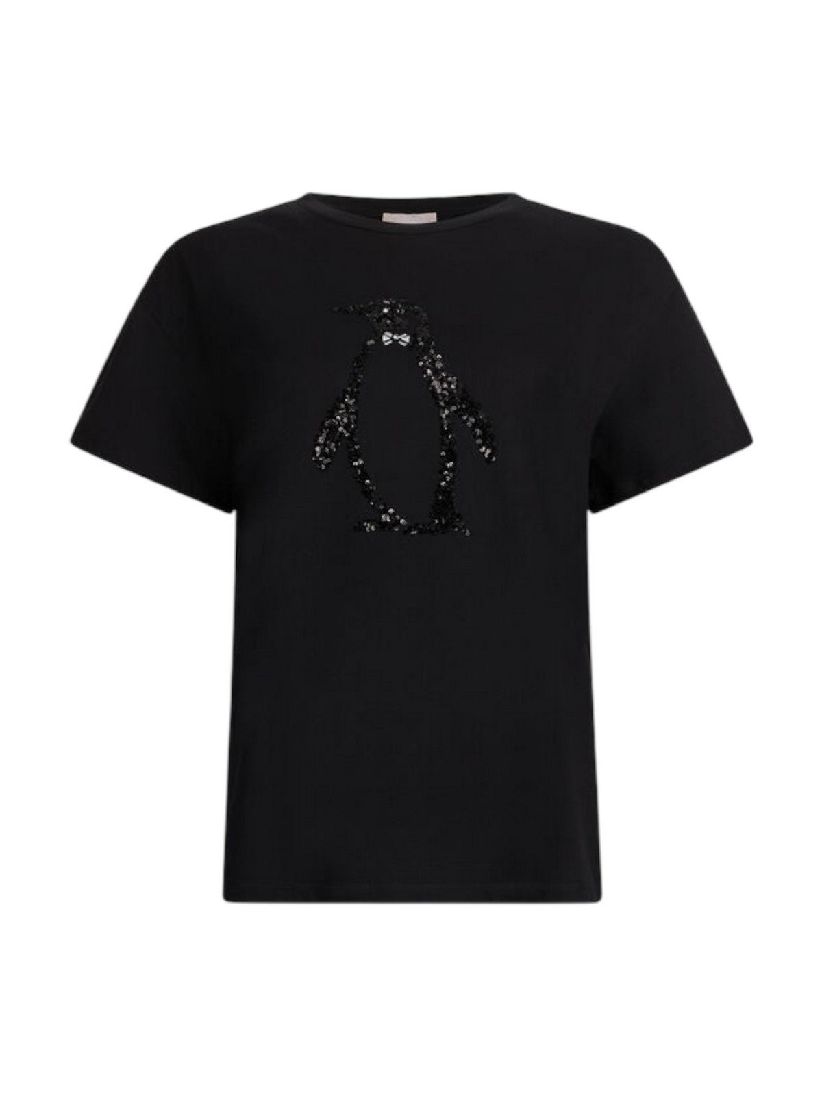 LIU JO WHITE T-shirt Donna MF5412JS923 P9142 Nero/penguin fashion