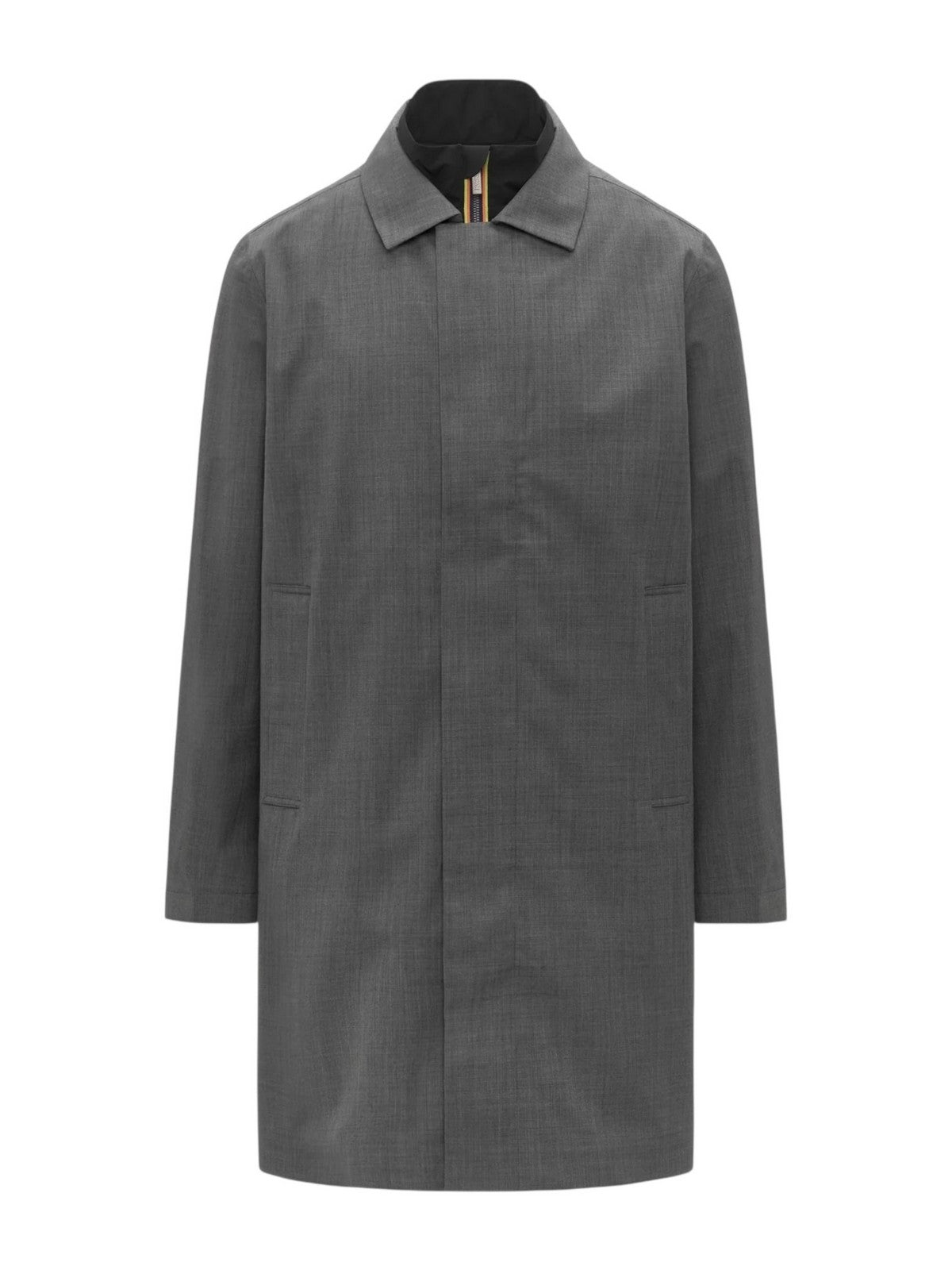 K-WAY Giubbino Uomo POIROL 3L WOOL K21474W BB5 GREY SHADOW DK GRISA
