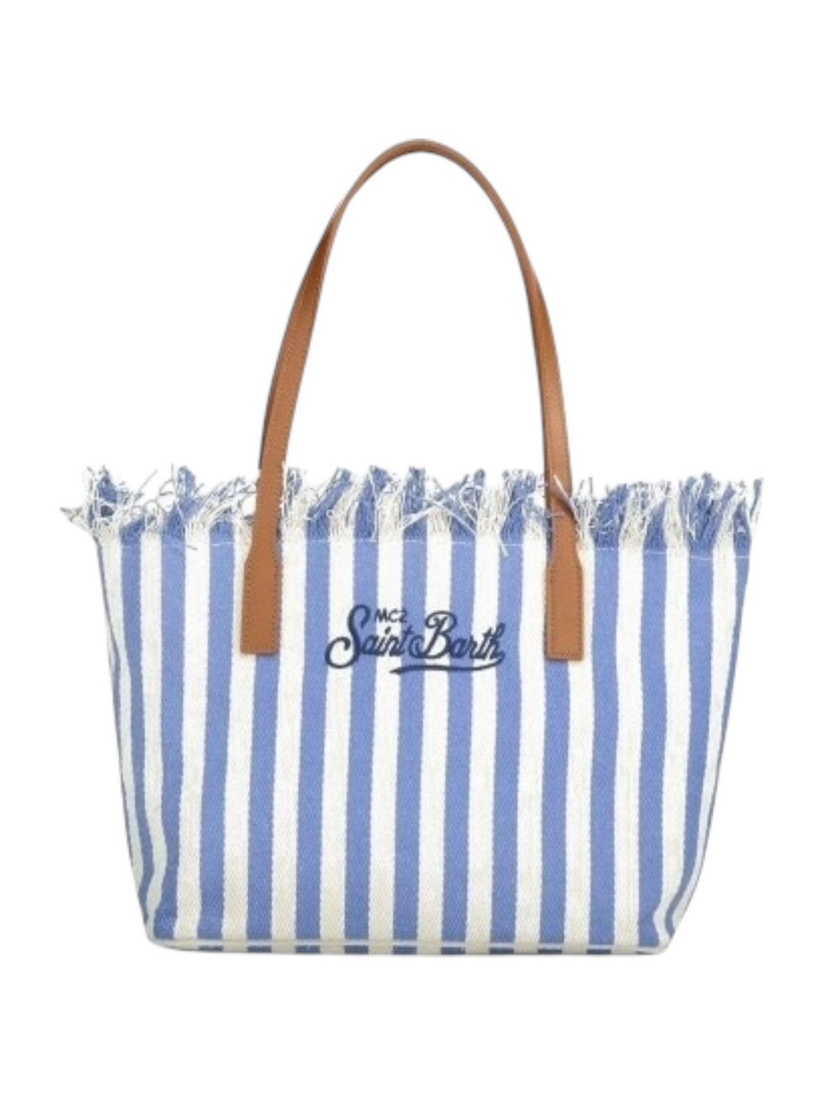 MC2 SAINT BARTH Borsa Donna CITY BAG FRINGE 01765L HB STRIPES 36 EMB